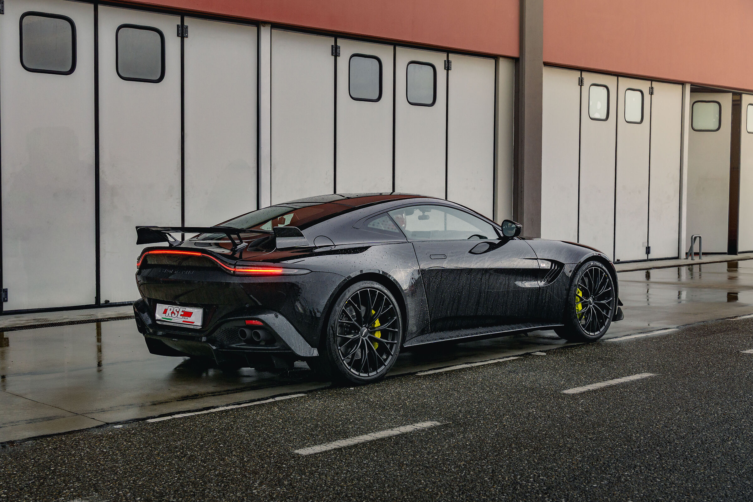 Aston Martin Vantage in Pit Lane