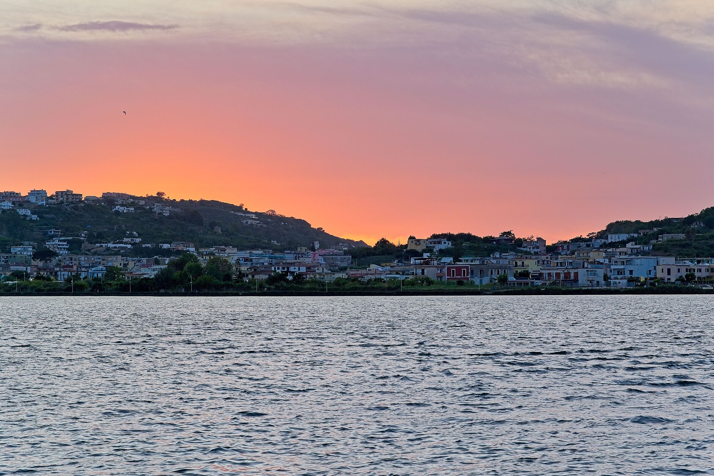 Sunset on Lake Misano