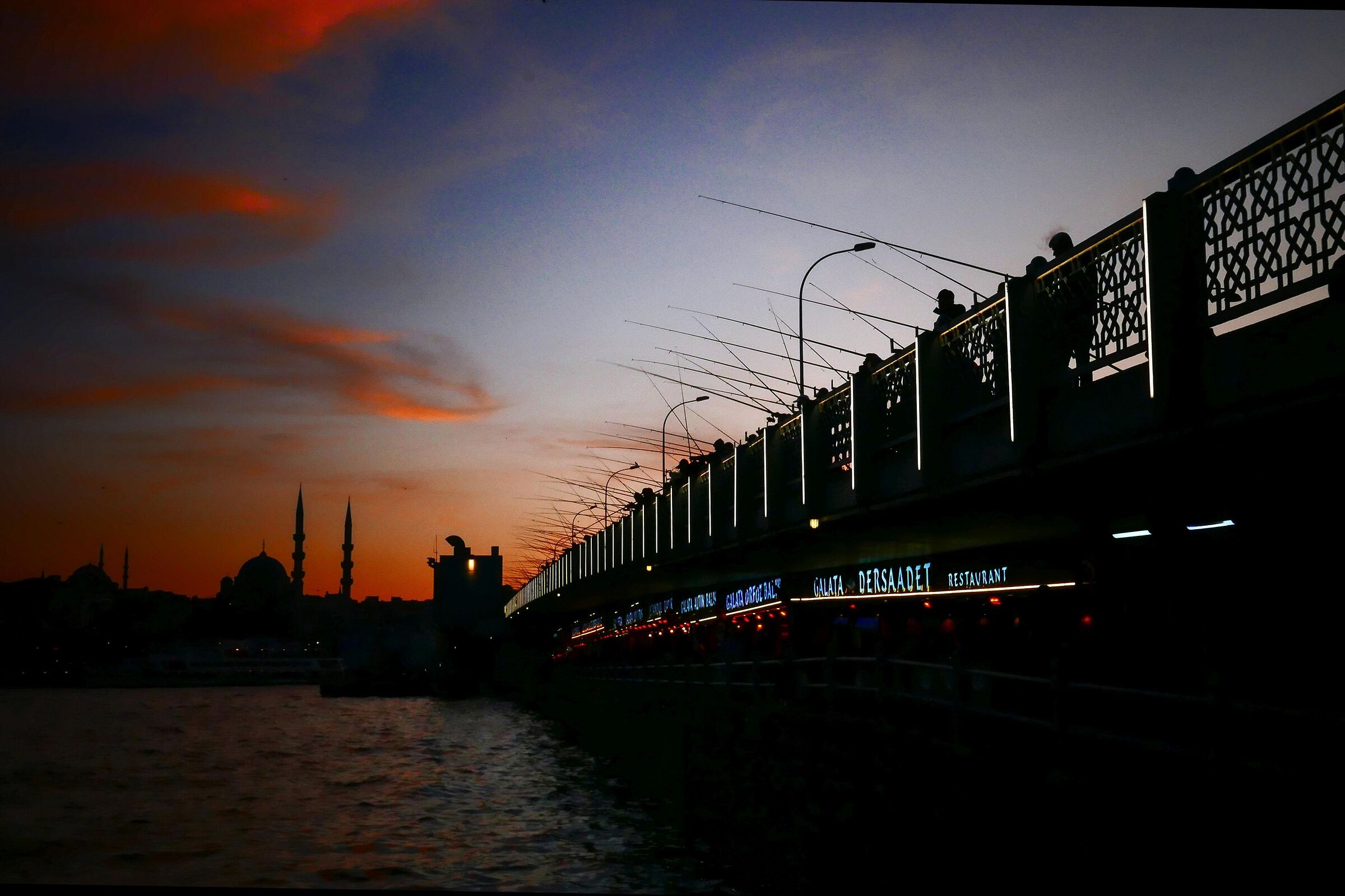 Istanbul at sunset
