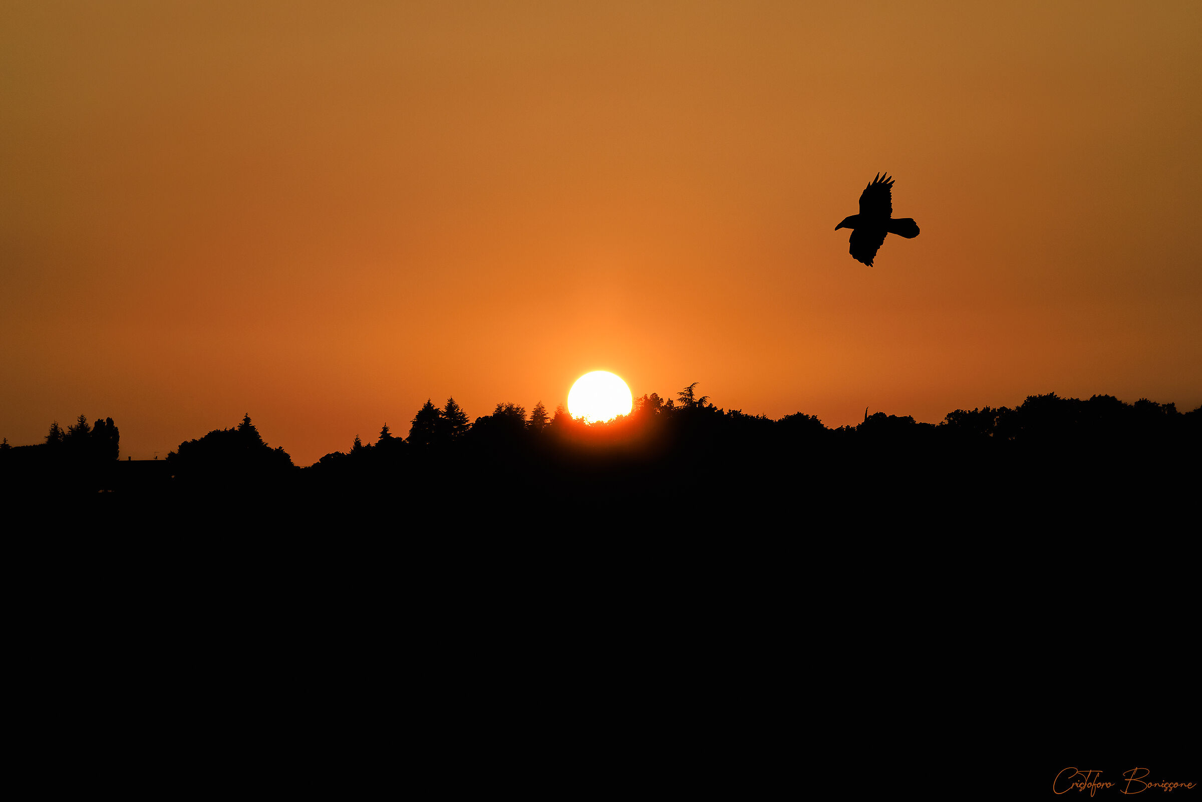 Tramonto dalle terrazze di Rocca Sinibalda
