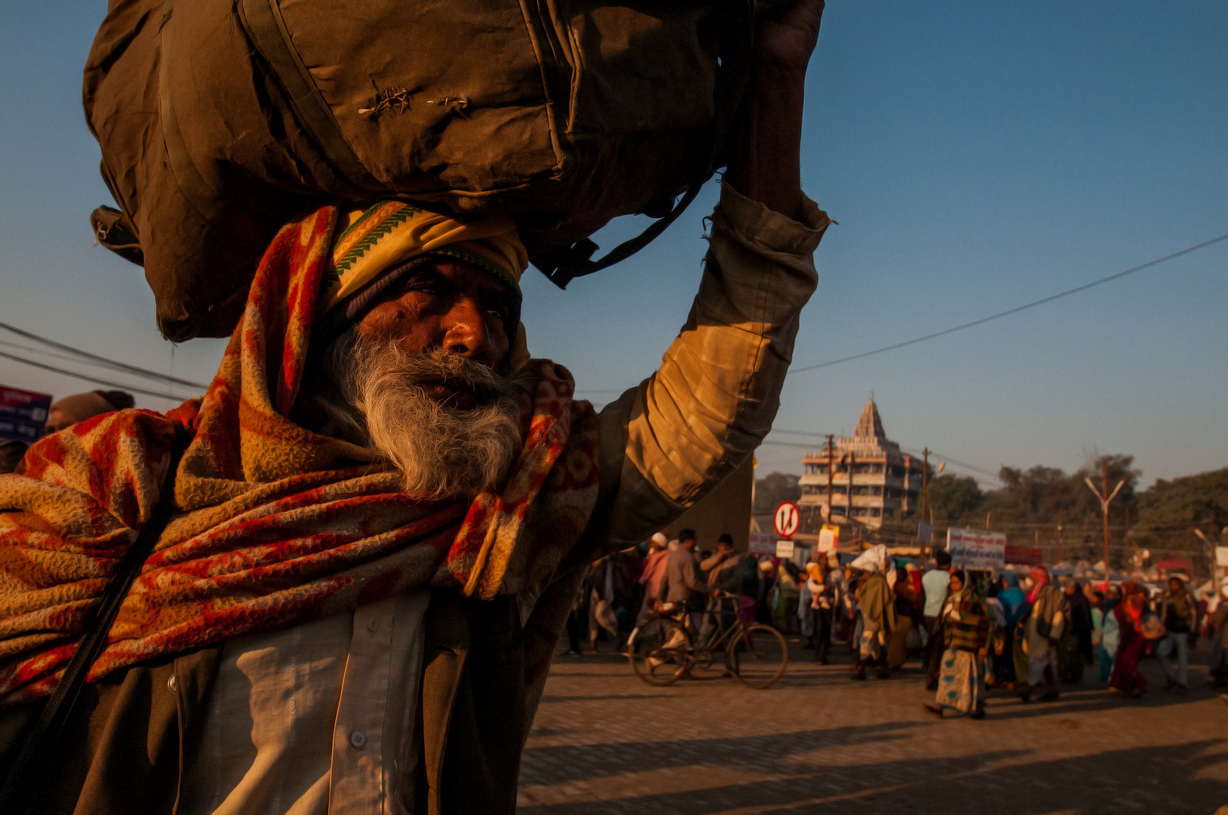 Pellegrino alla  Kumbha Mela 2013