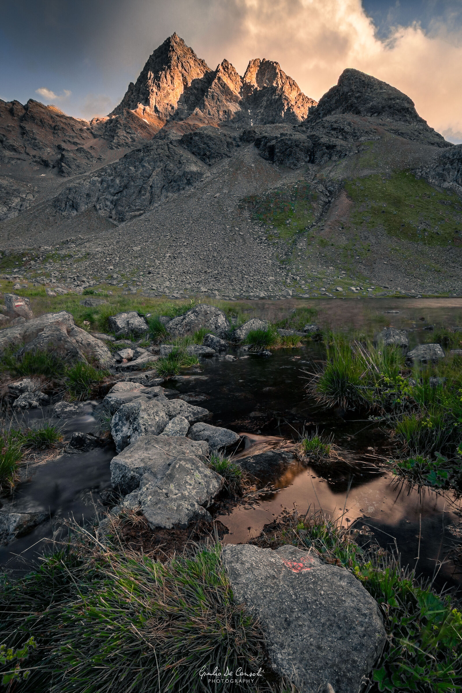 Corno di Dosdè at sunset