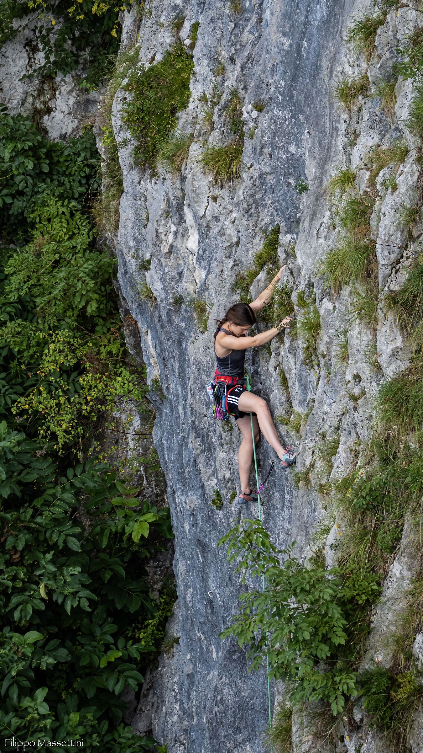 Free climbing in Slovenia