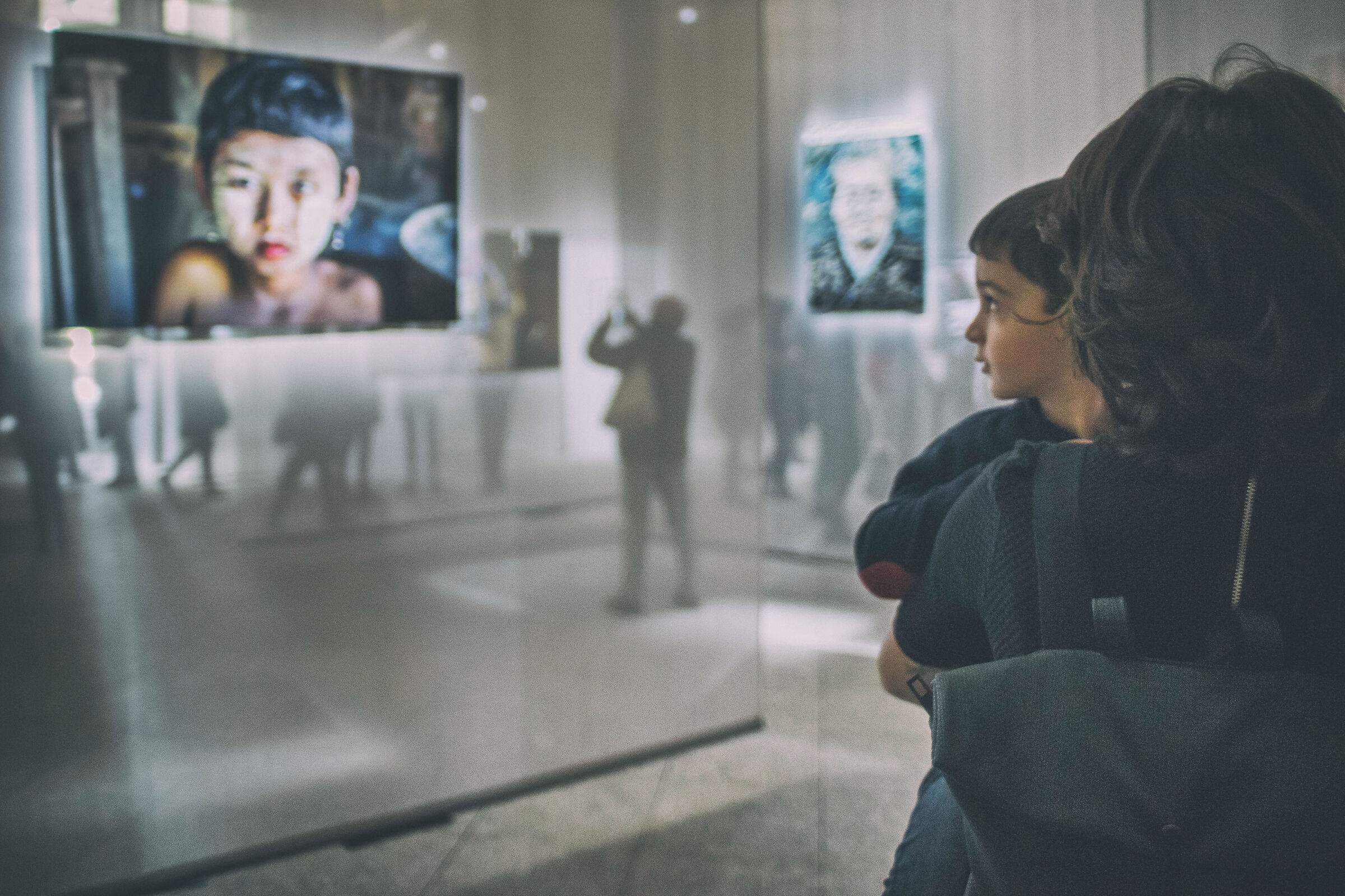 In the frame, out of the frame
