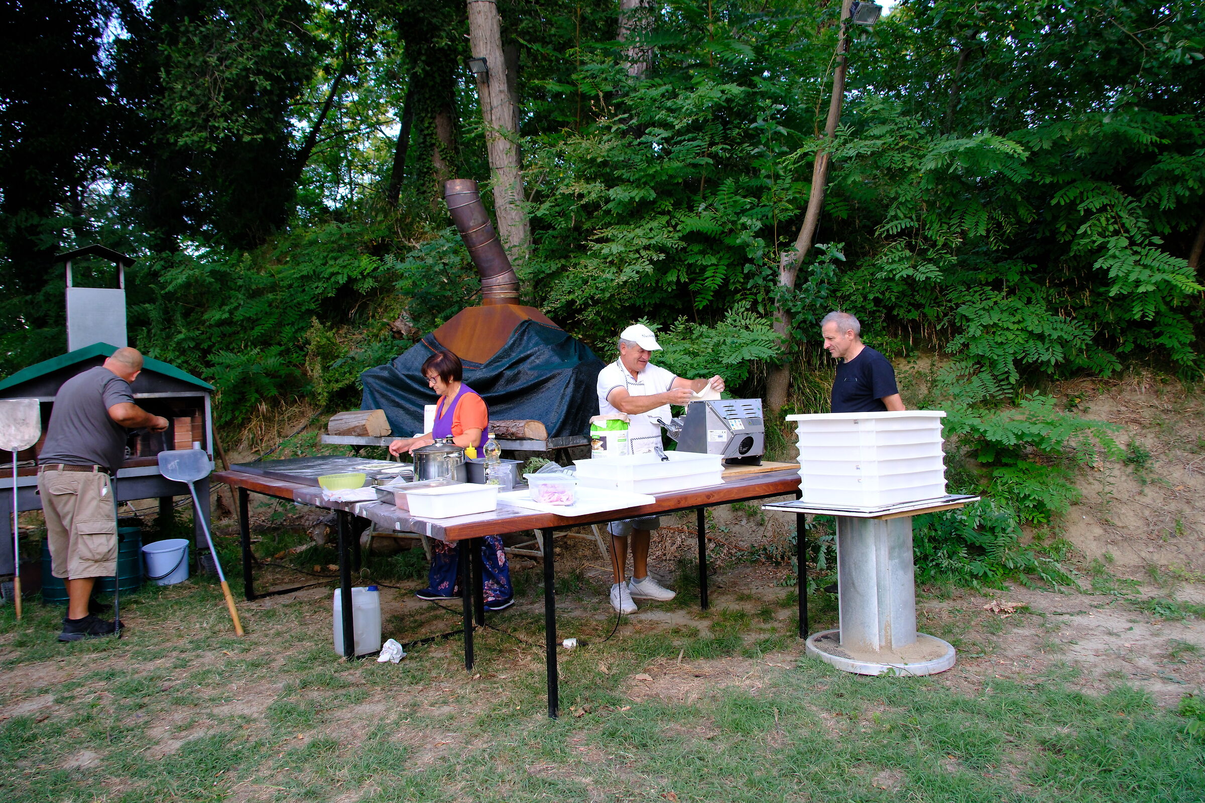 Pizza Makers in Action