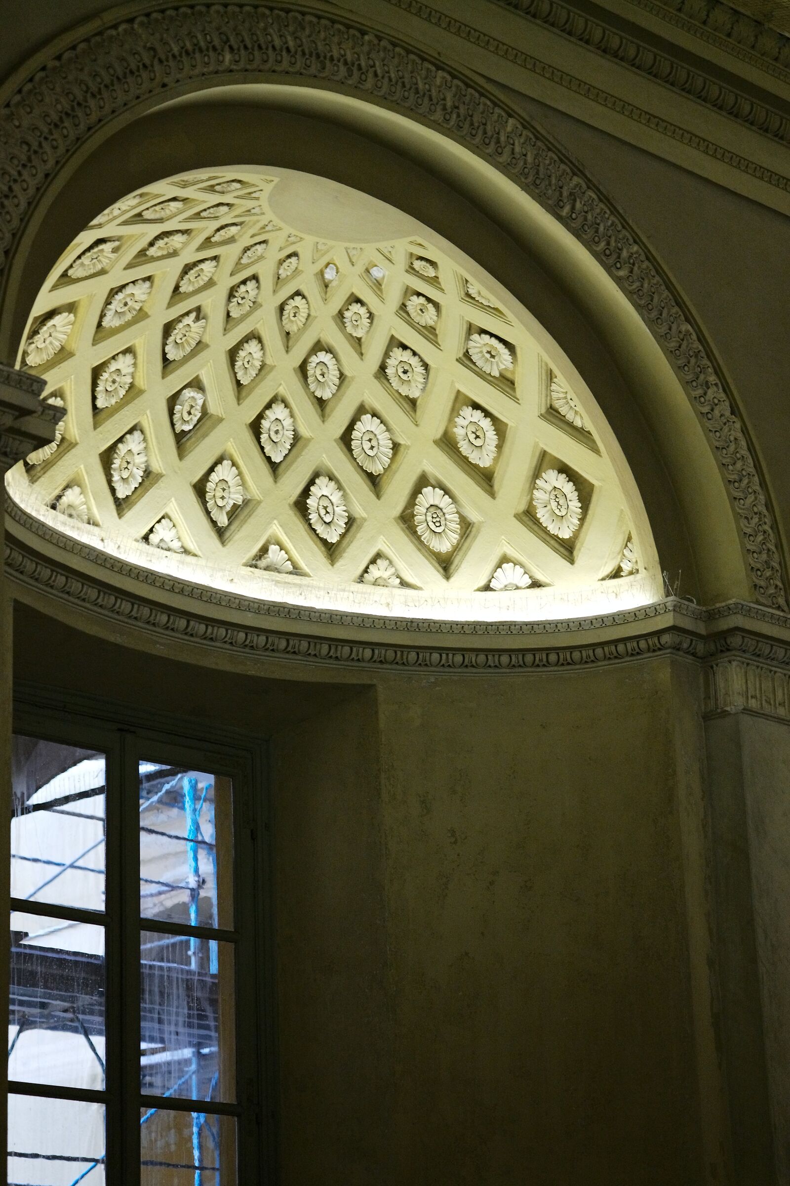 Lunetta nella volta dello scalone