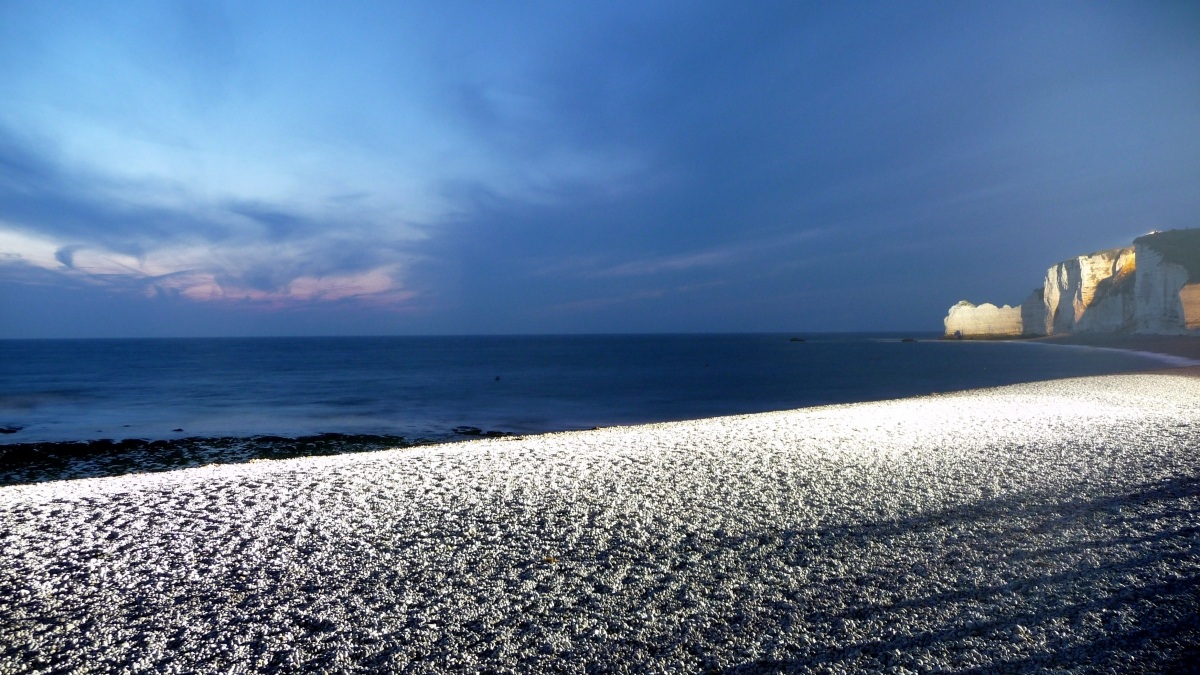 Night at Etretat