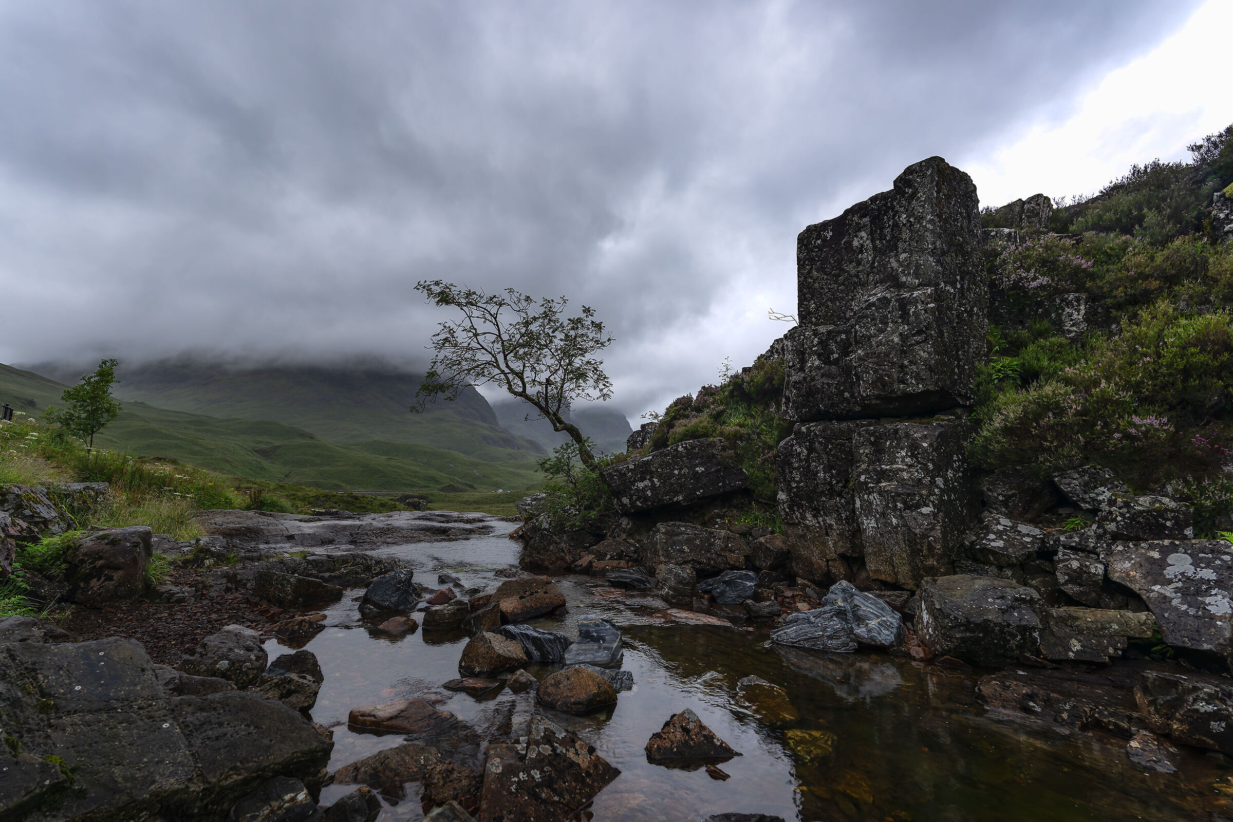 Scotland, gloomy atmosphere