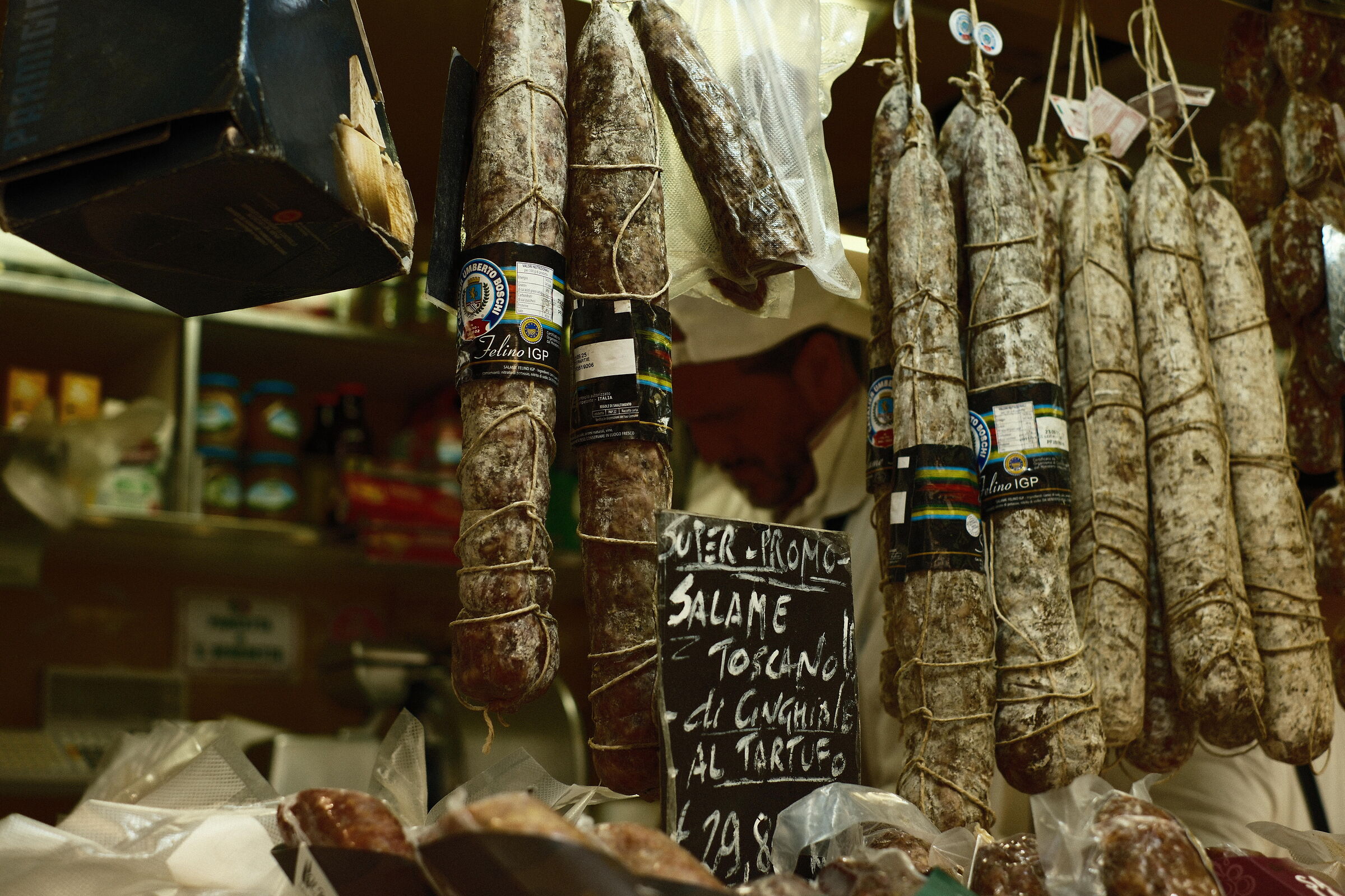 among the salami