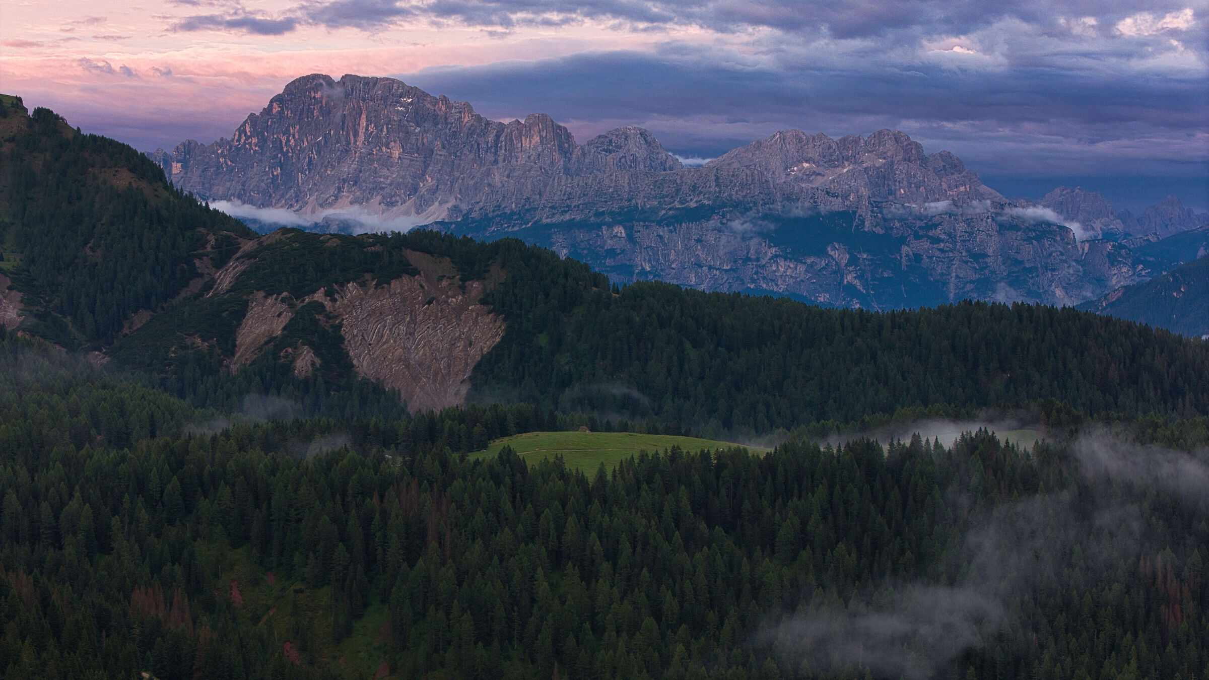 Civetta from the San Pellegrino Pass