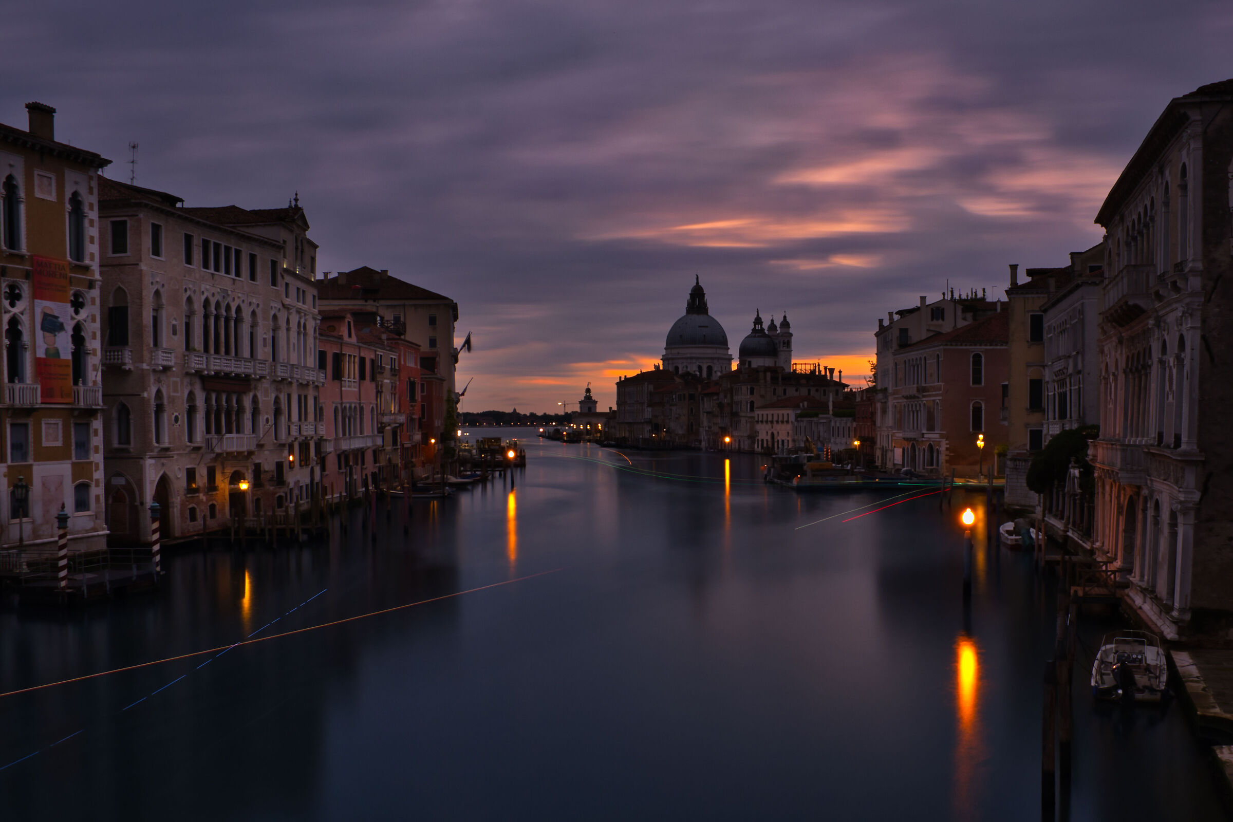 Venezia! Alba vista dal Ponte Accademia