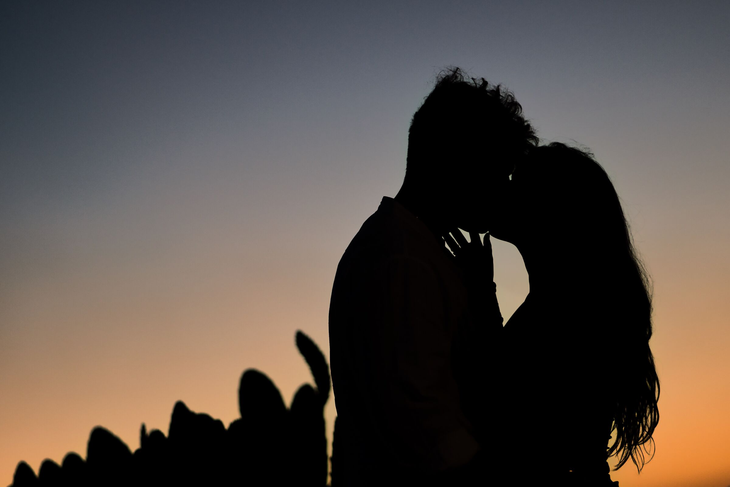 Amore al tramonto