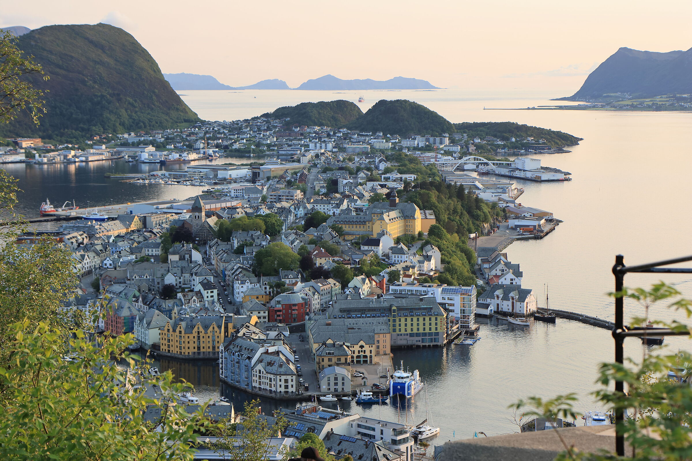 View of Alesund from Fjellstua
