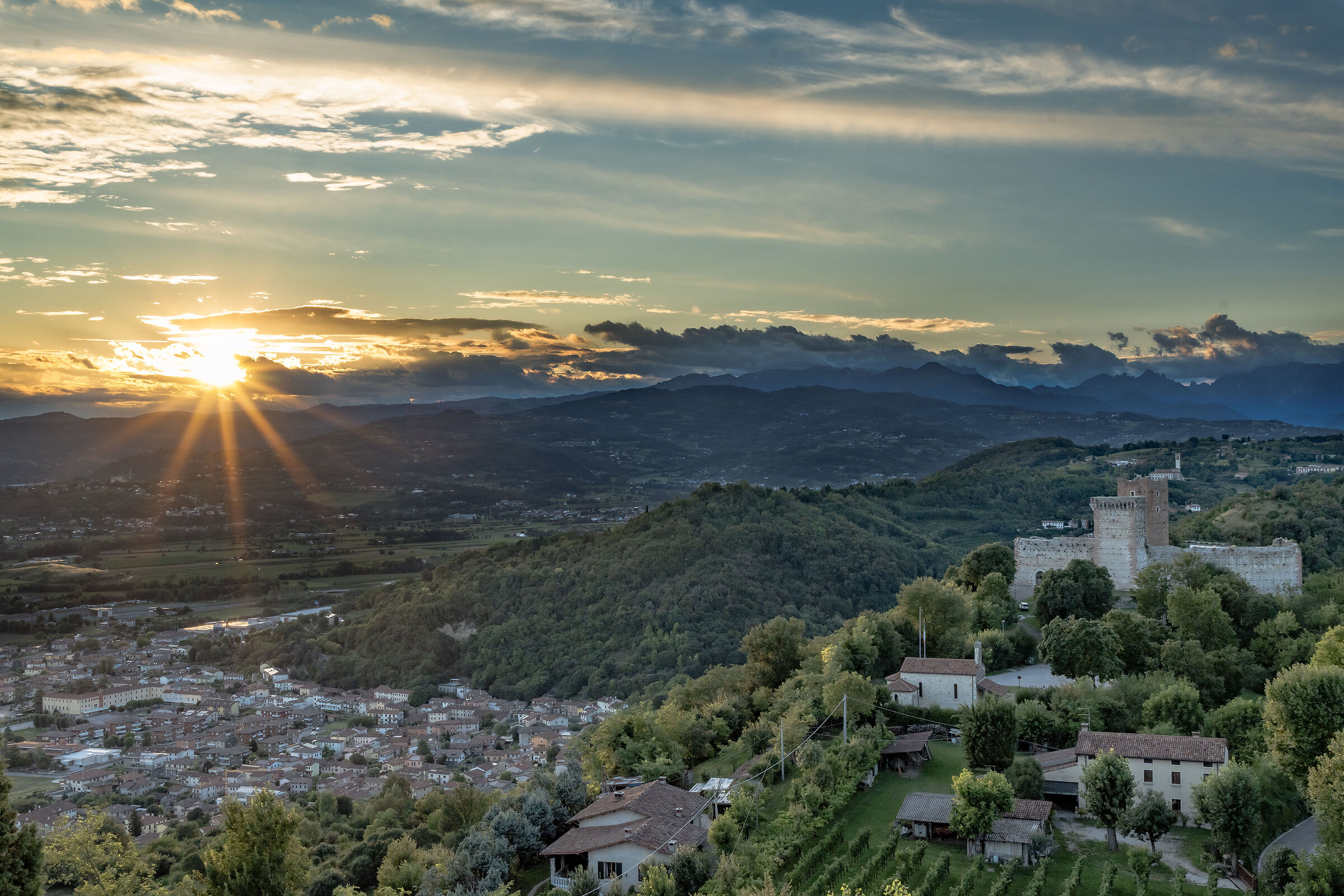 Sunset castles Romeo and Juliet
