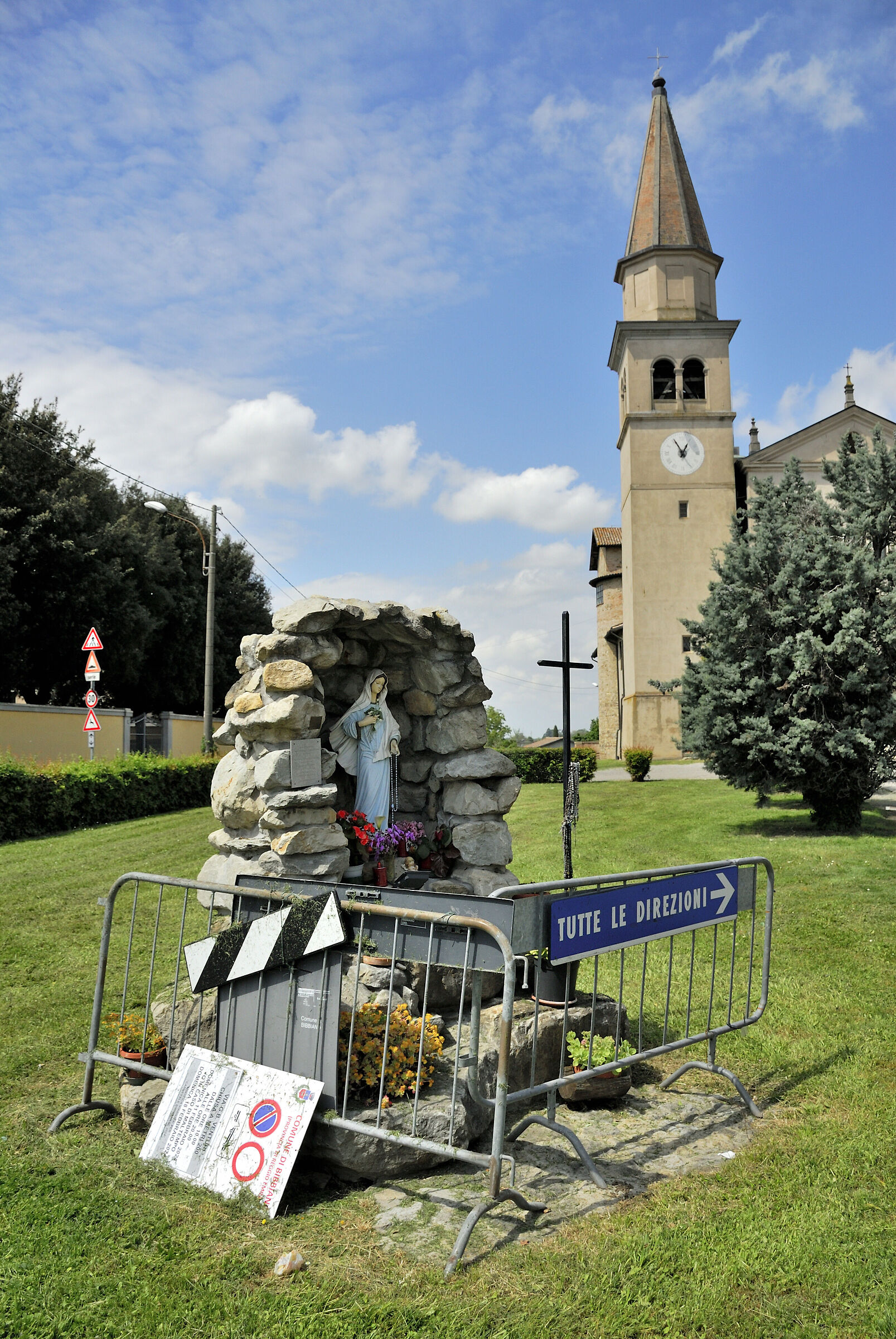 The Madonna ... barriers!