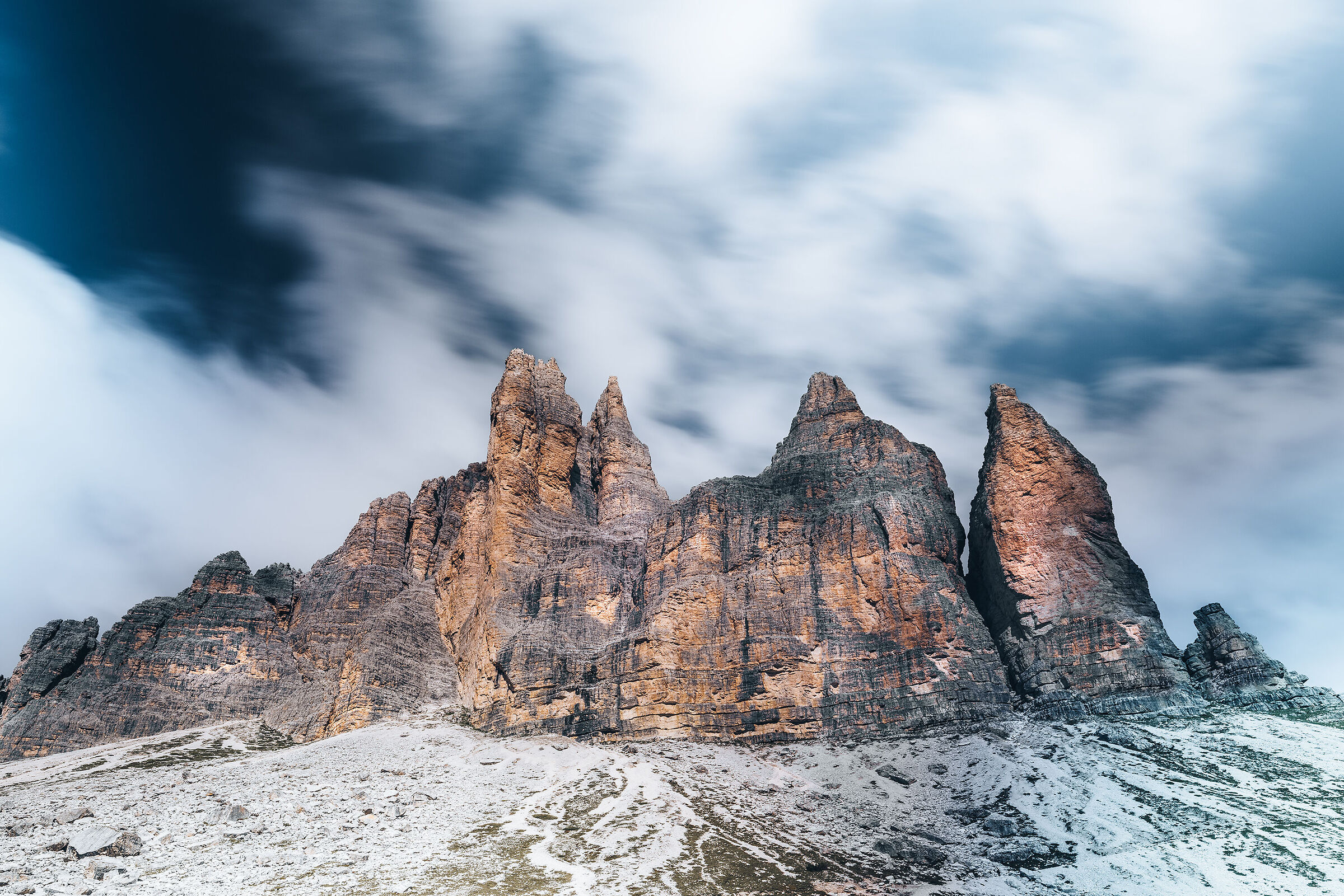 Three Peaks Long Exposure