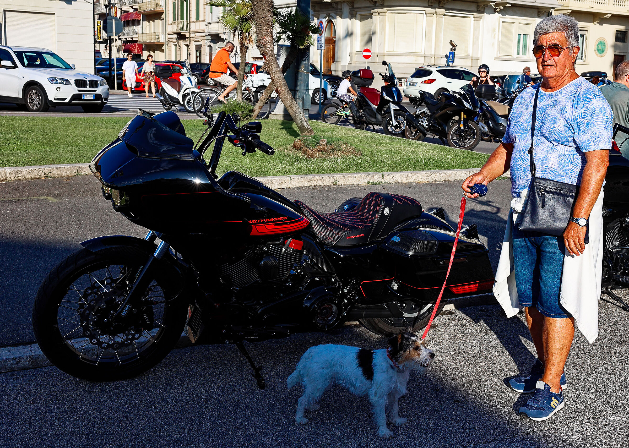 Claudio with the new Harley