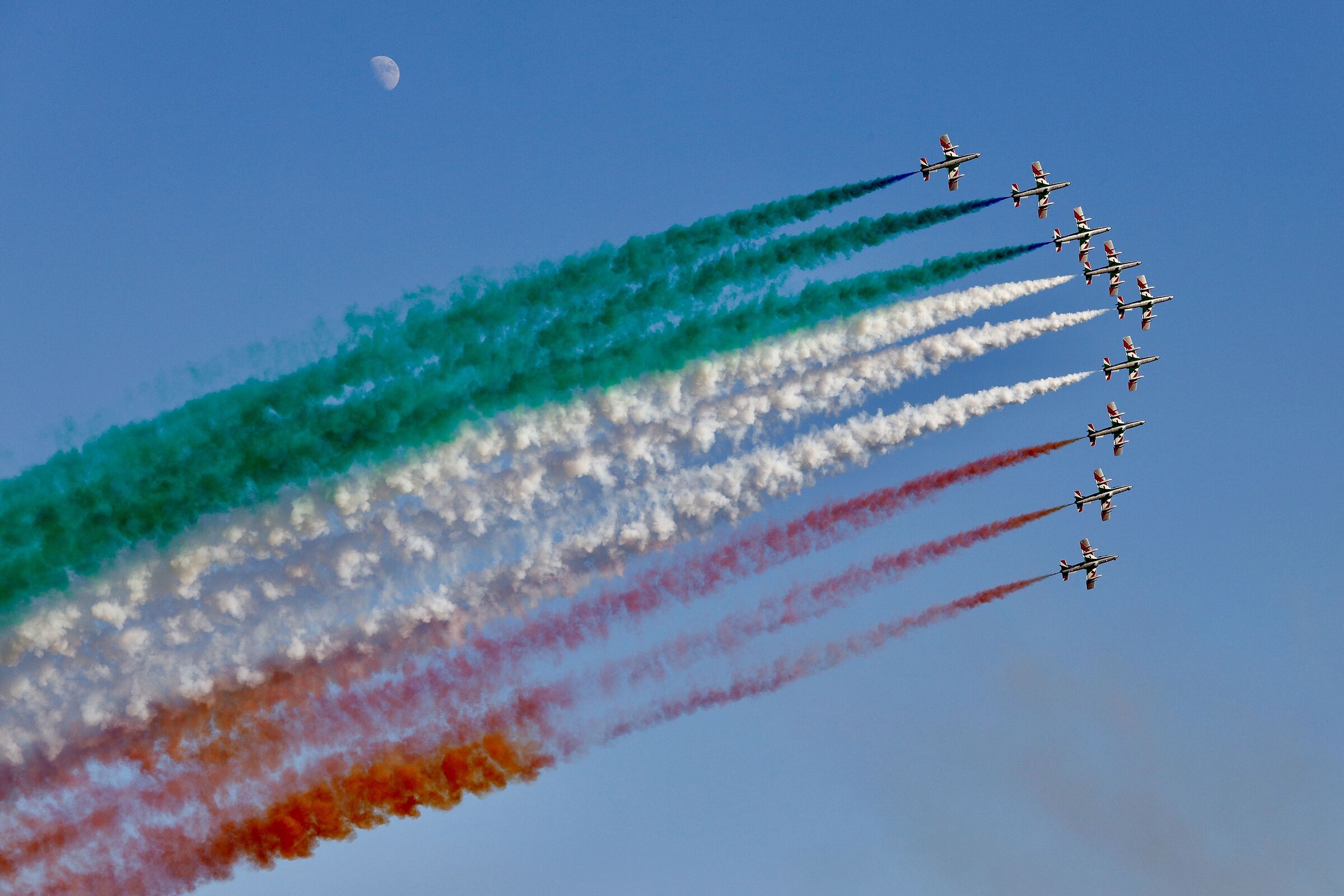 Frecce Tricolori - Stretto di Messina.