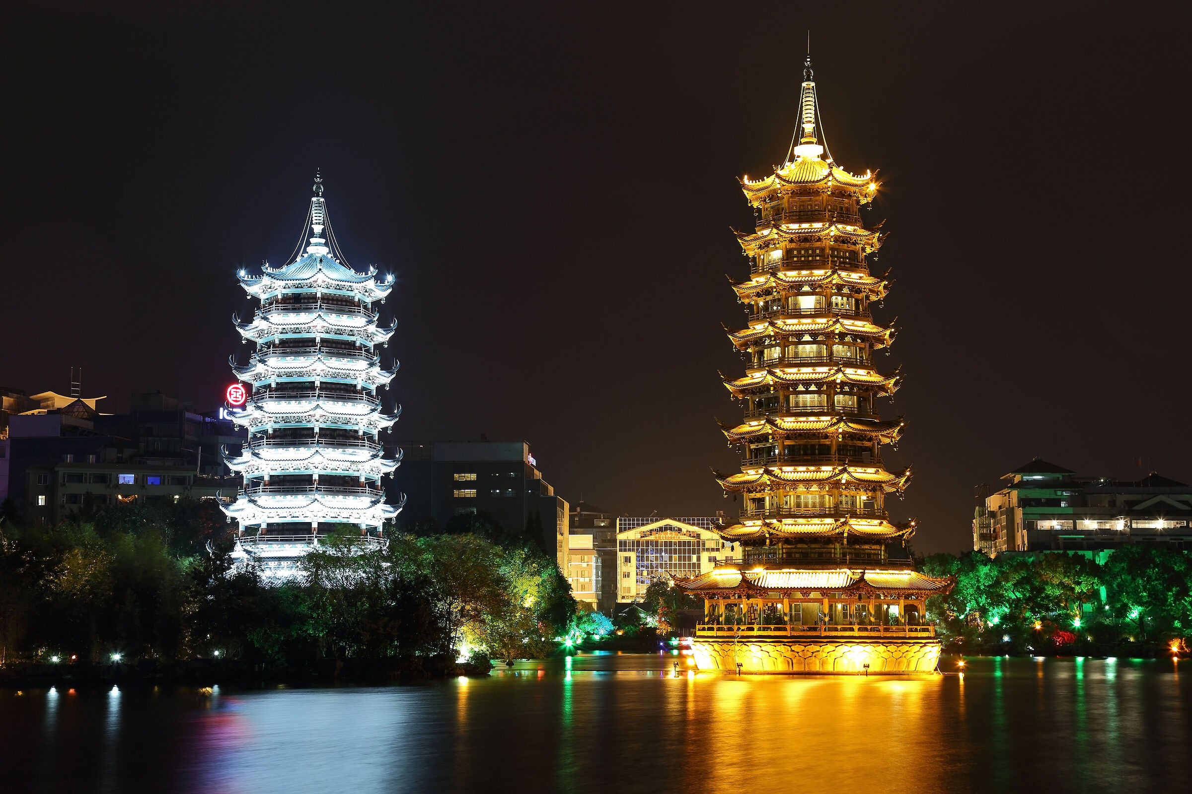 Sun and Moon Pagodas