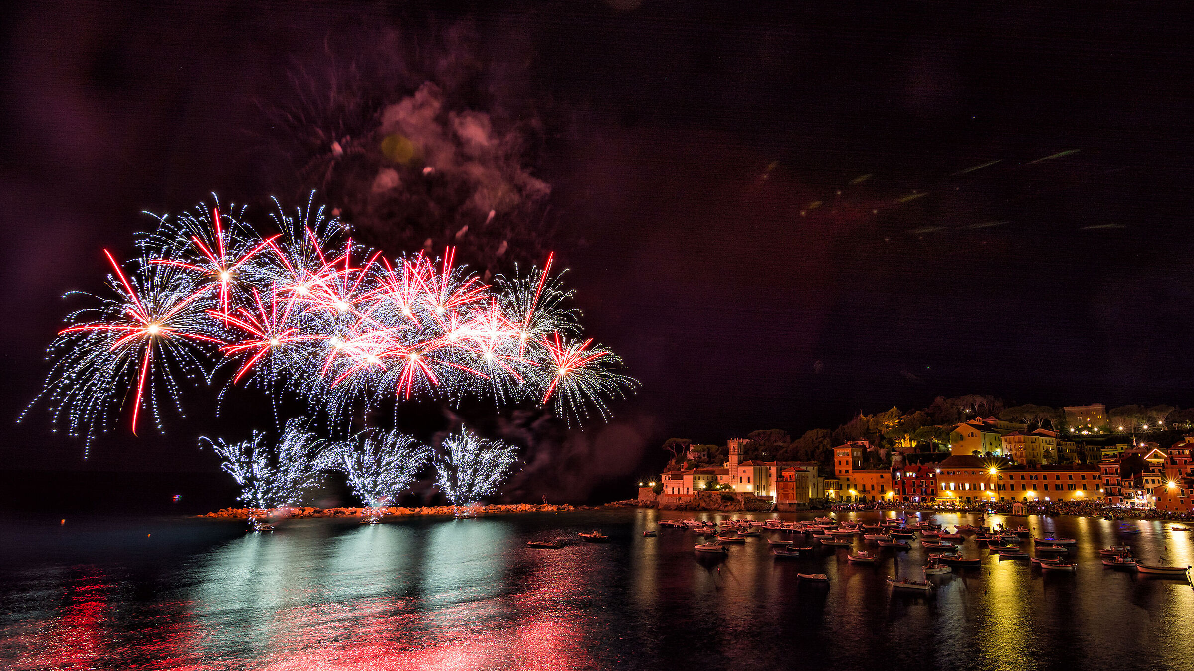 Spettacolo in baia