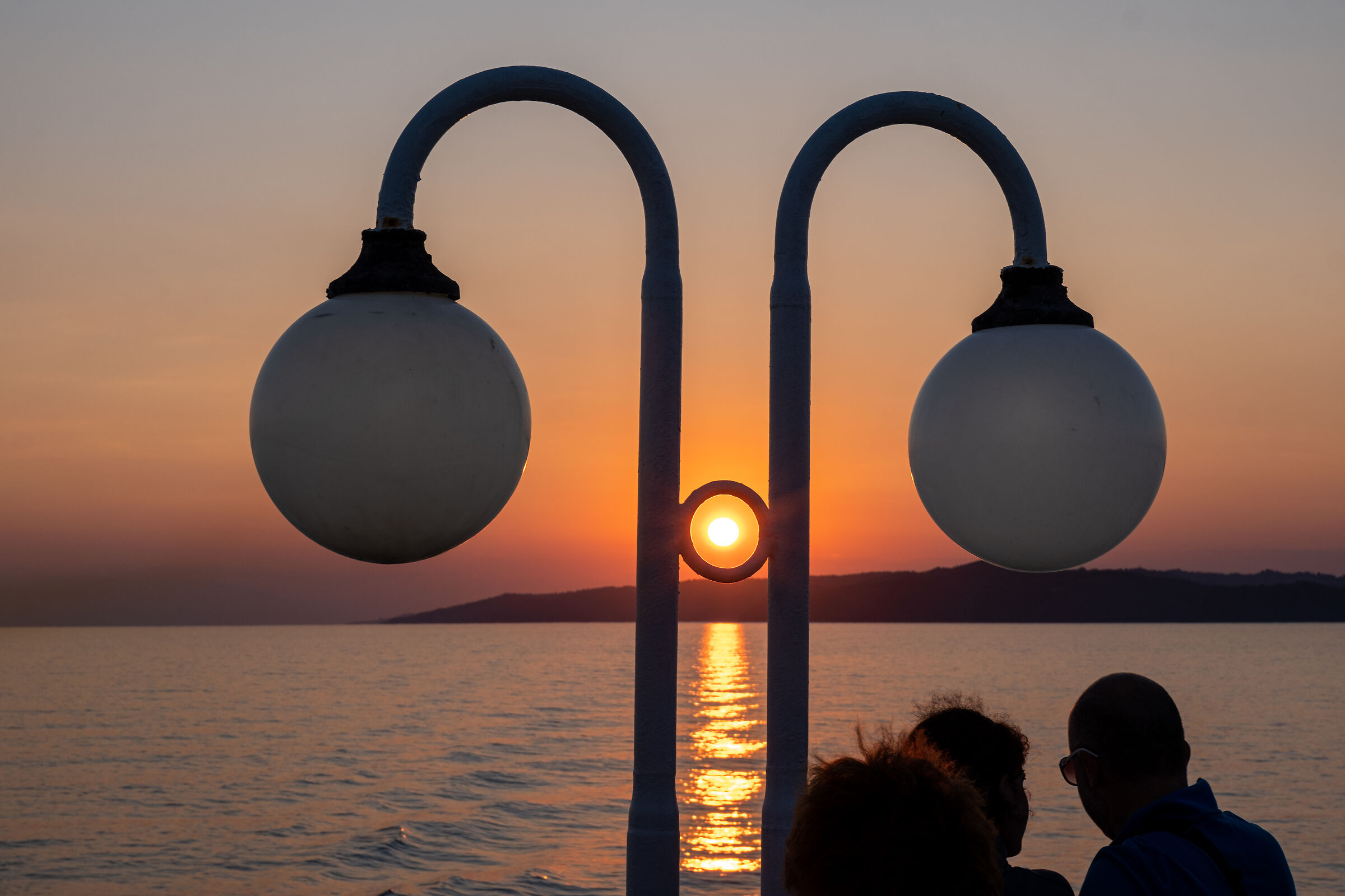 Sunset from the ship