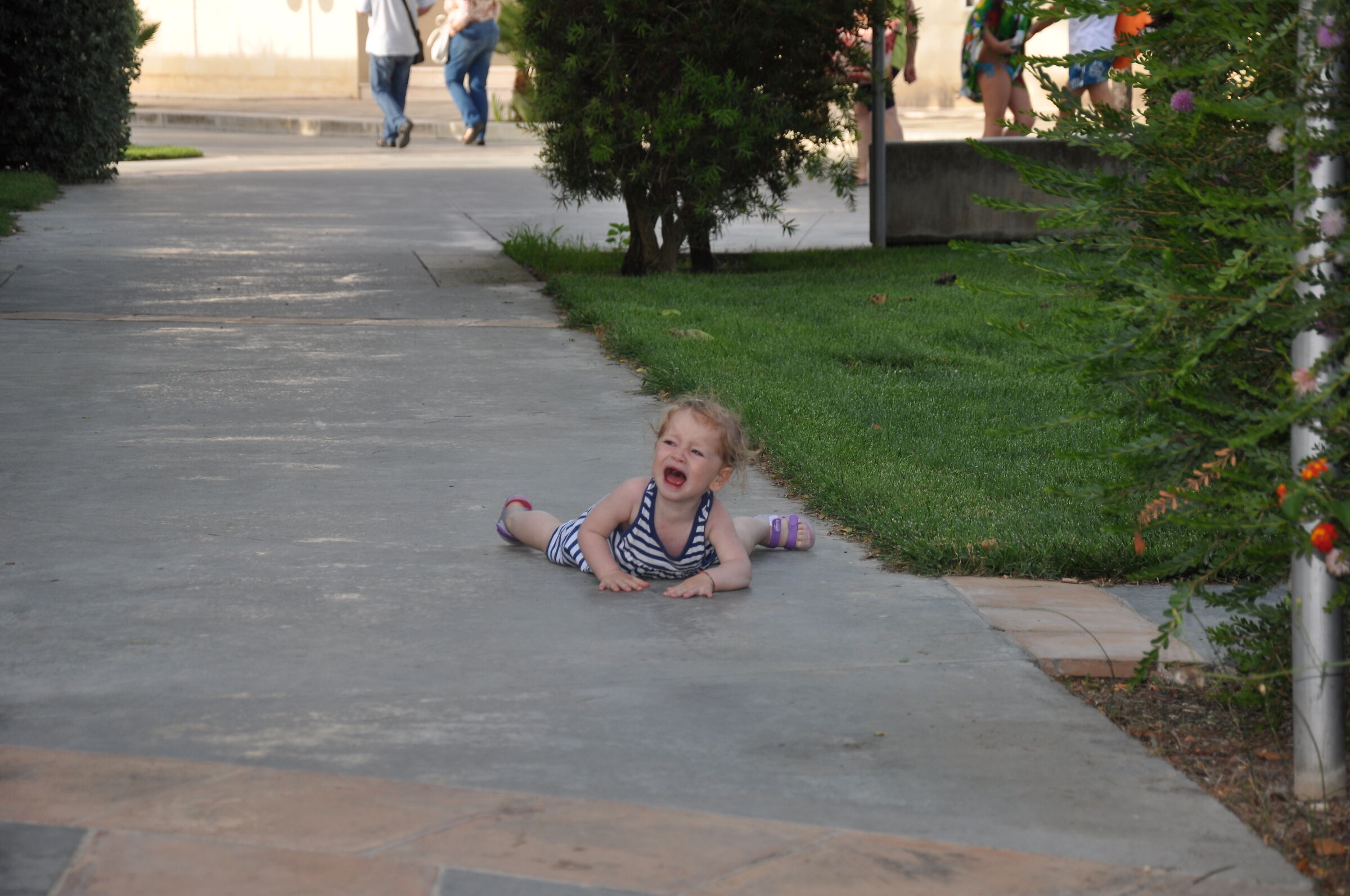 when you fall it is . . . . cry