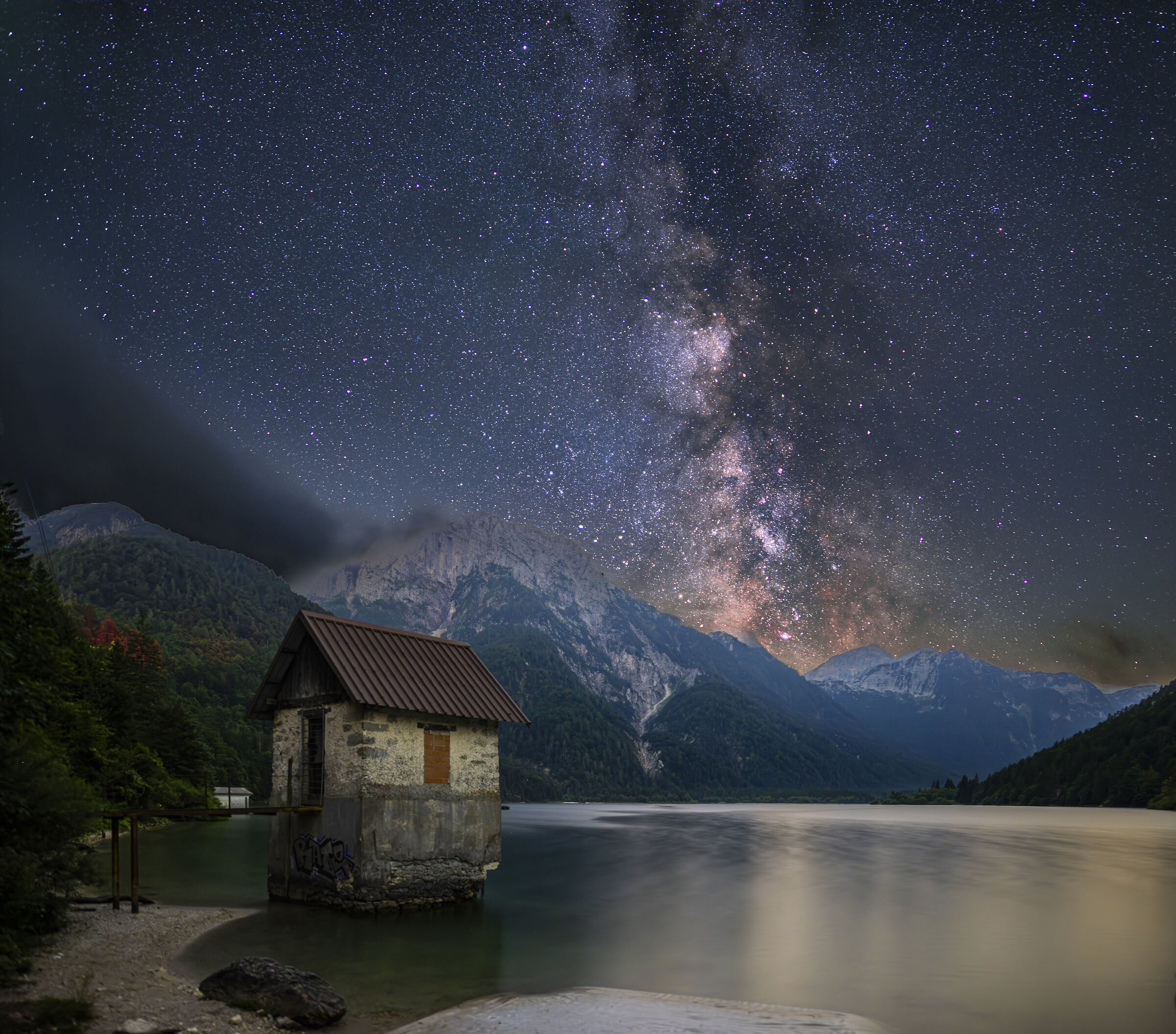 Via Lattea al lago del Predil 1