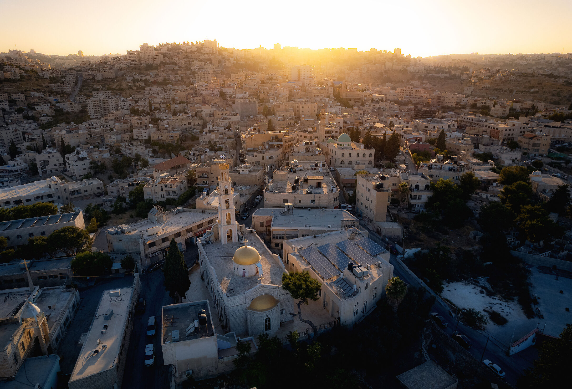 Beit Sahour at Sunset
