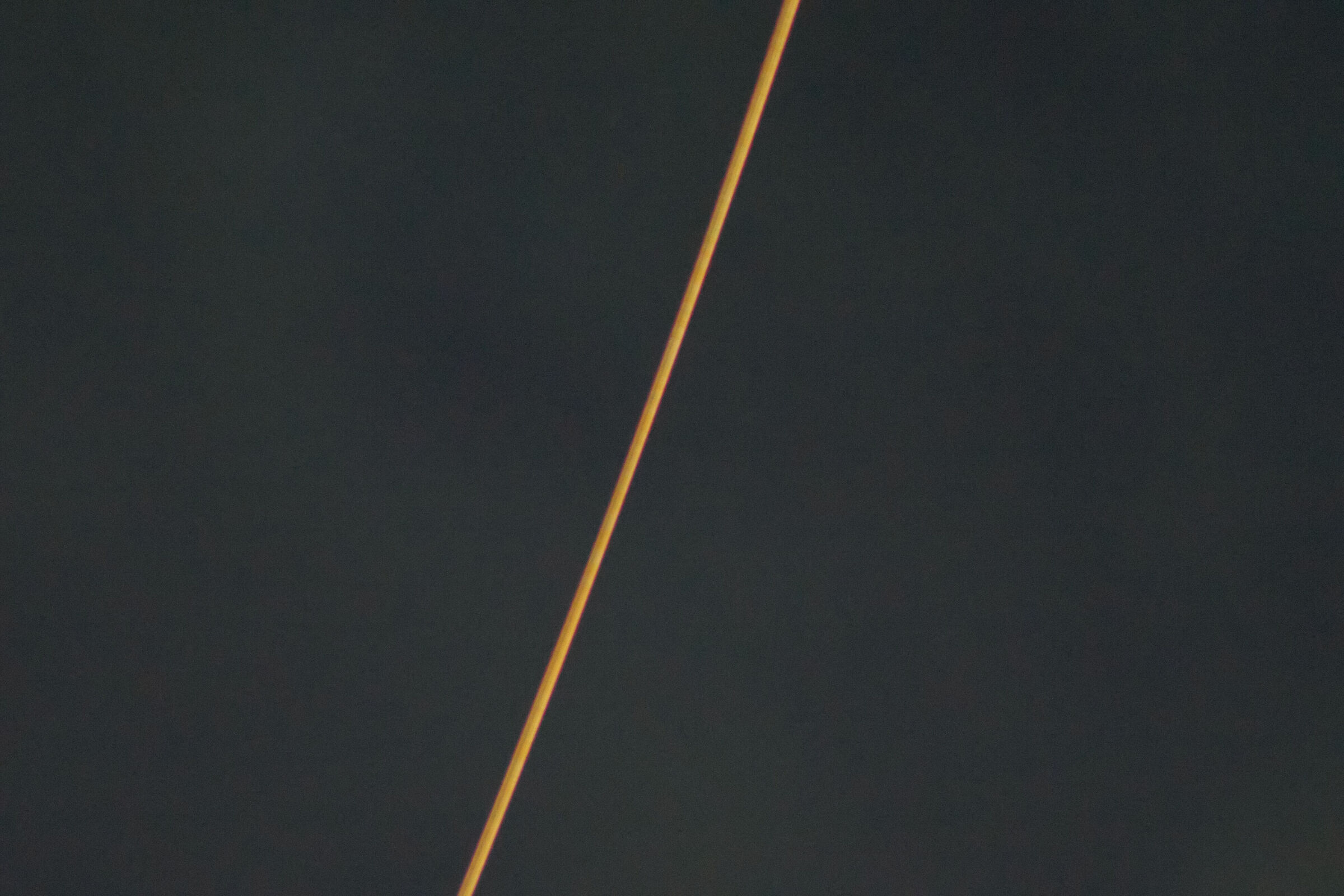 piece of cobweb in the light