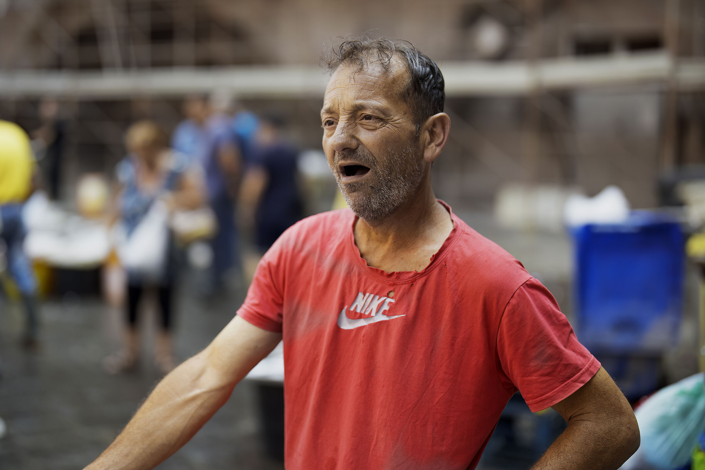 Fish market in Catania