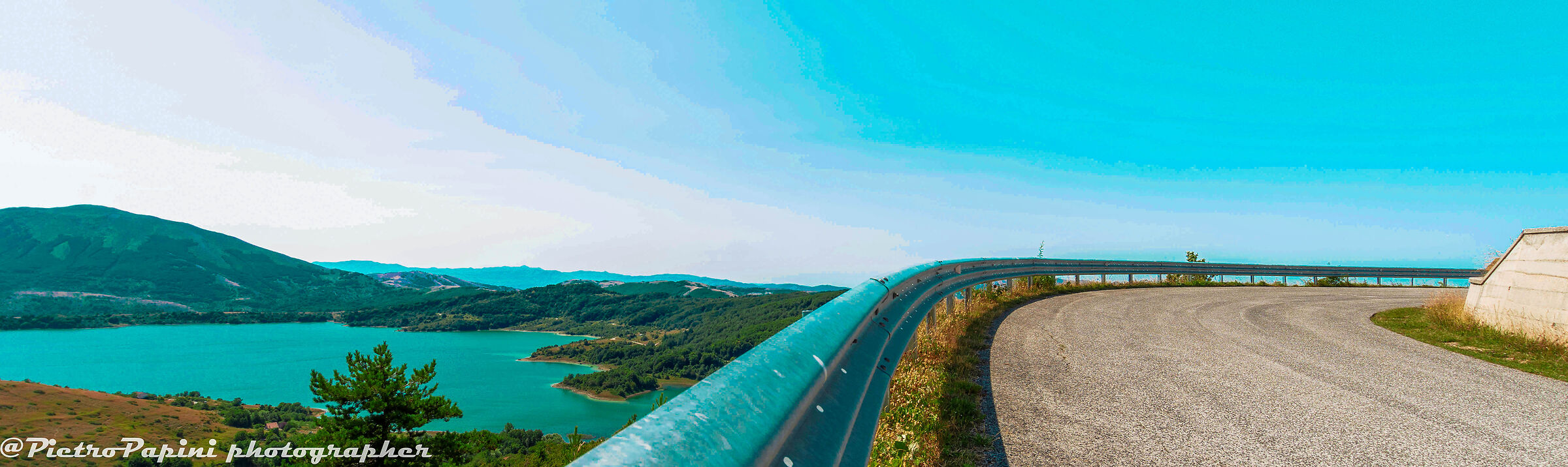 Panorama of Lake Campotosto (AQ)