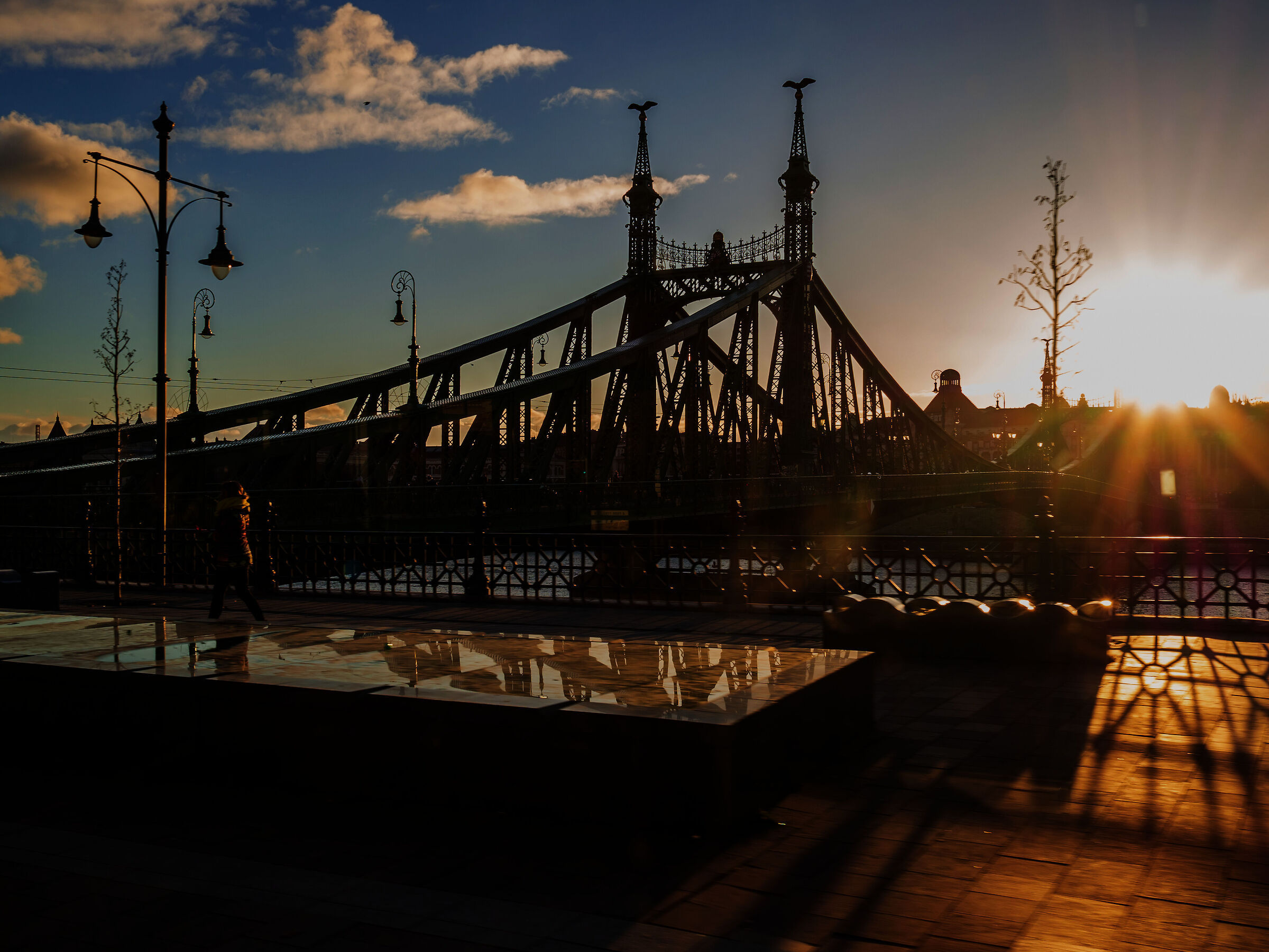 One of Budapest's bridges