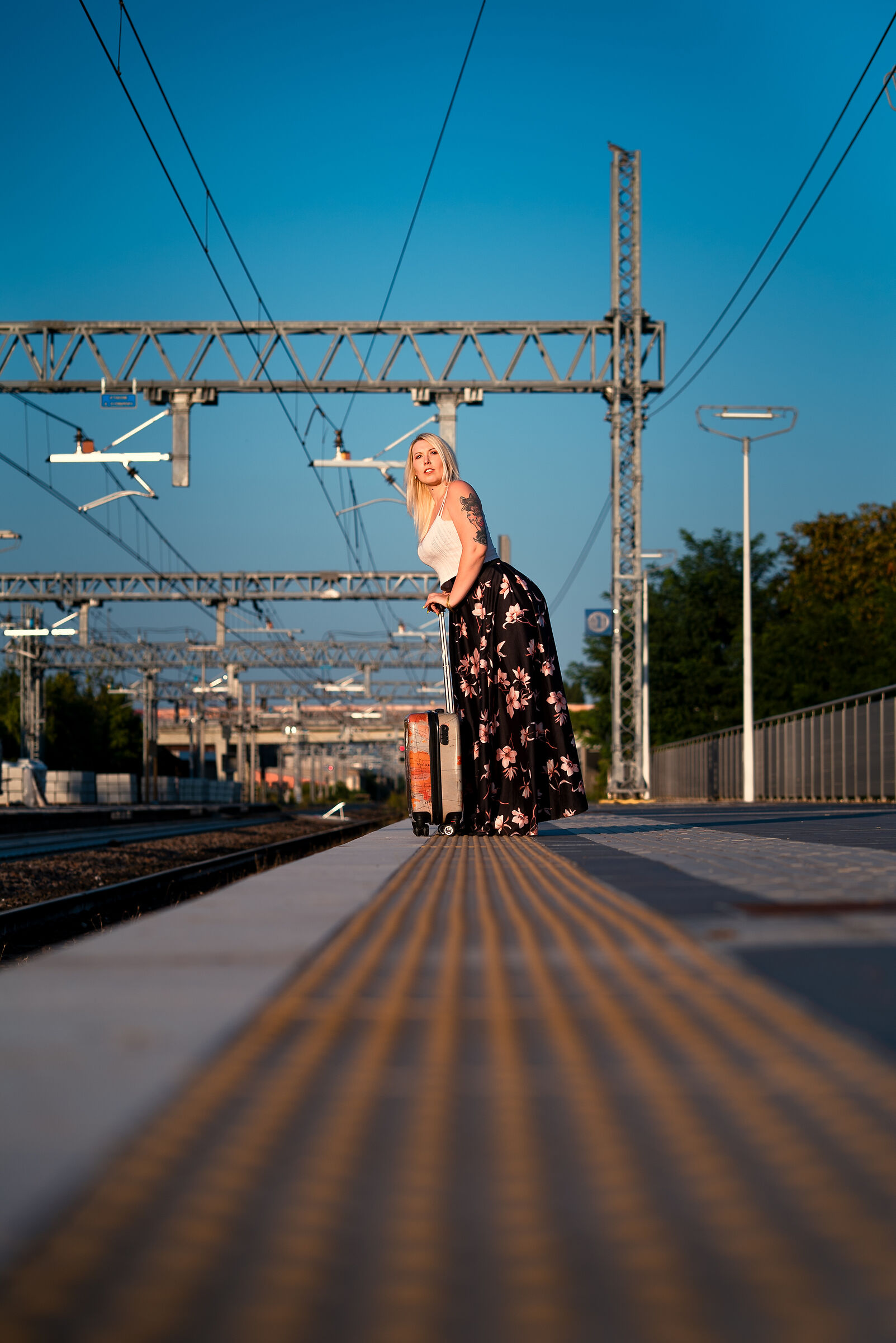 Aspettando il treno...