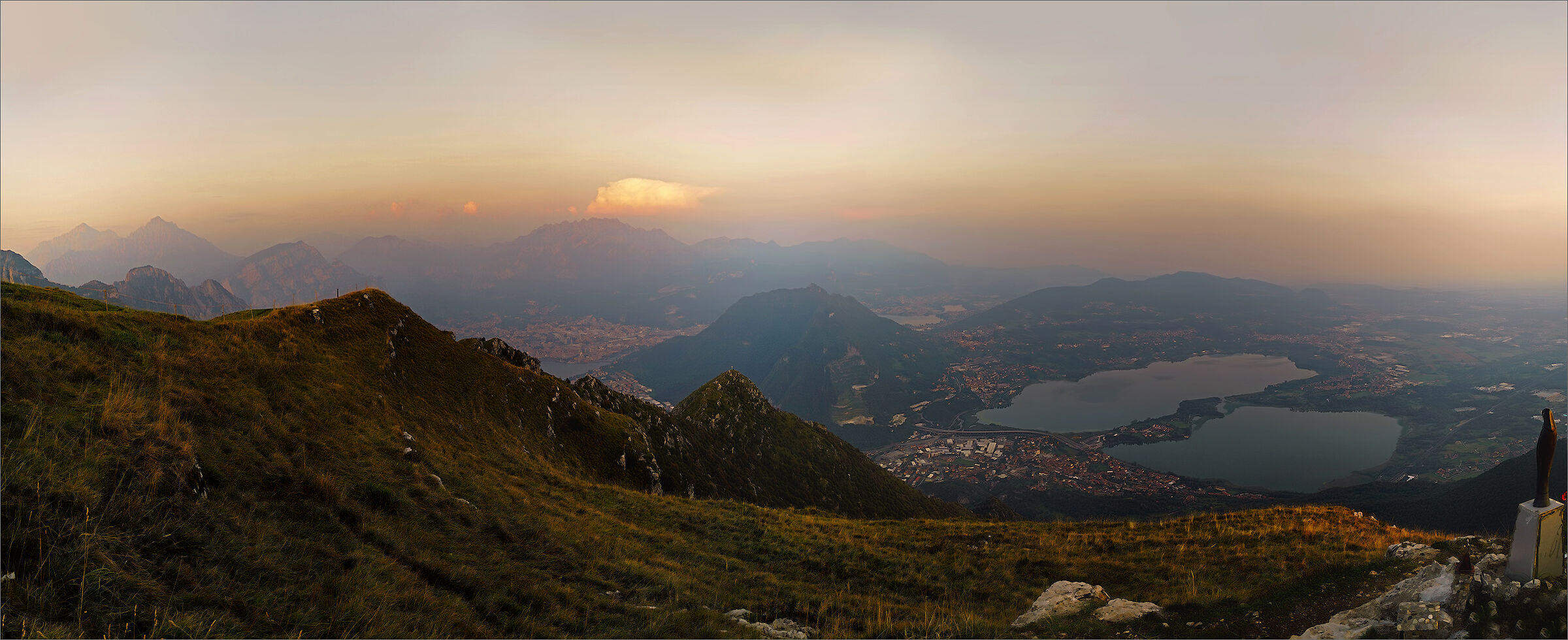 vista dal Monte Rai 1259m slm
