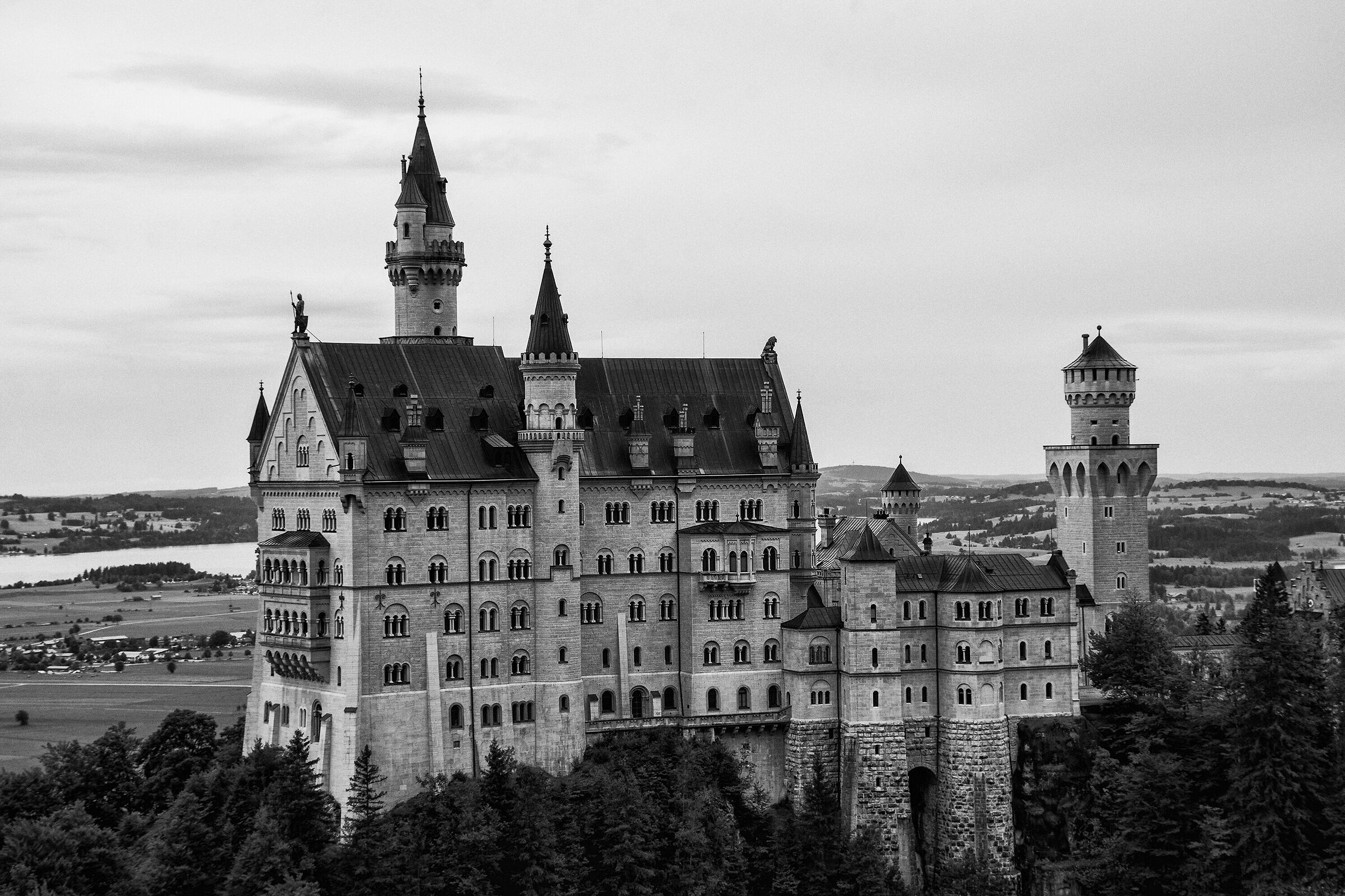 Castello di Neuschwanstein bn