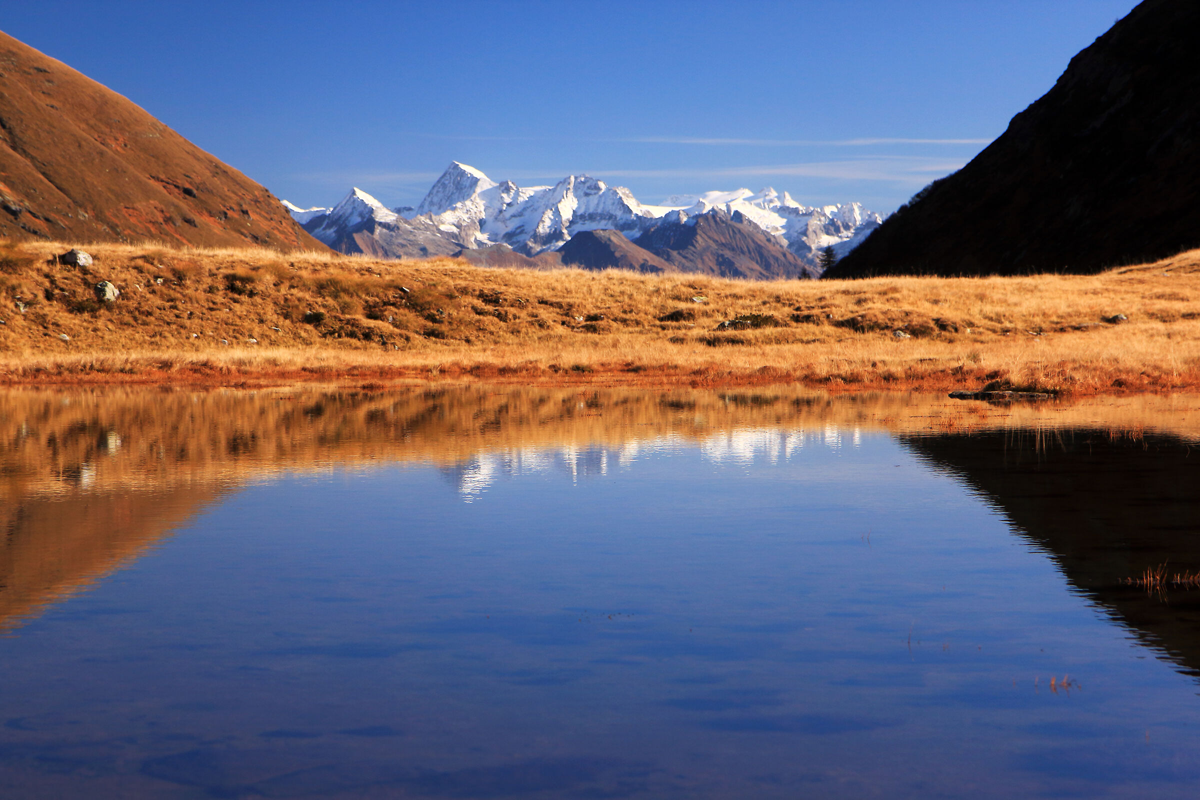 autumn at the Scalve pond