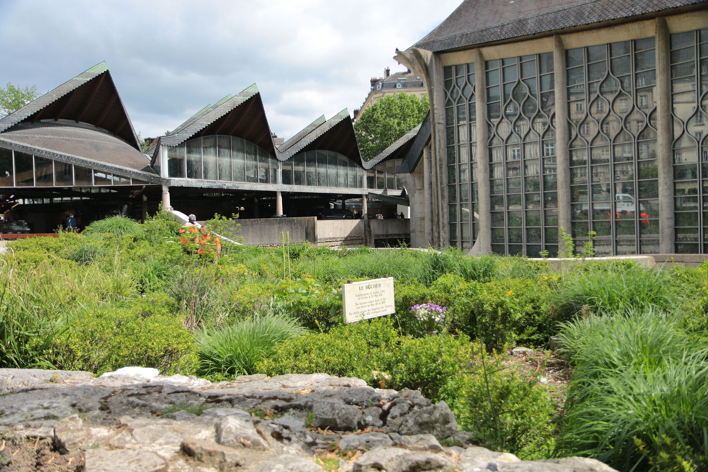 WHERE JOAN OF LORRAINE WAS BURNED ALIVE