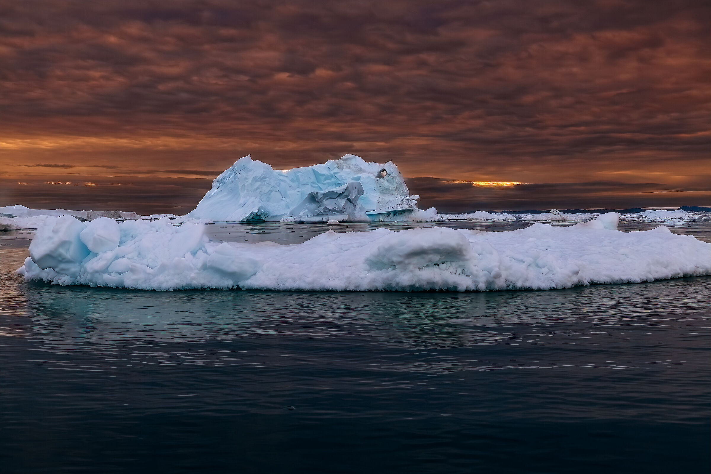Artic summer seascape