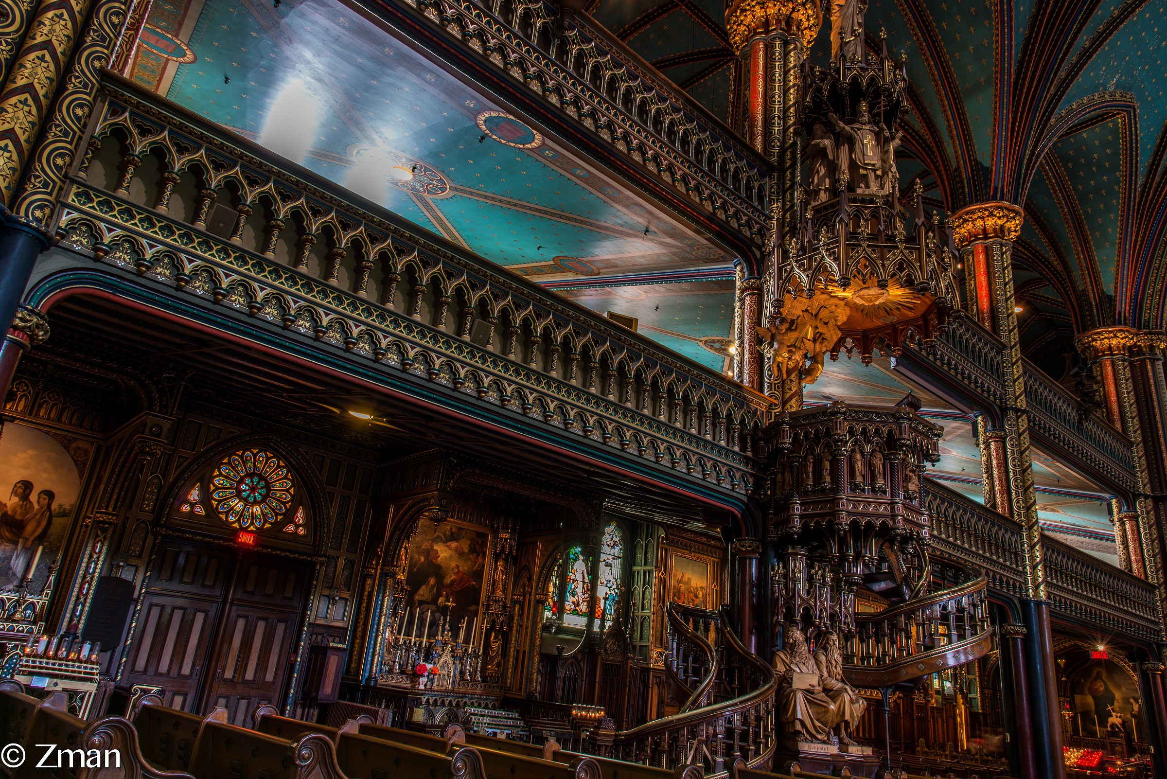 Notre Dame Church In Montreal