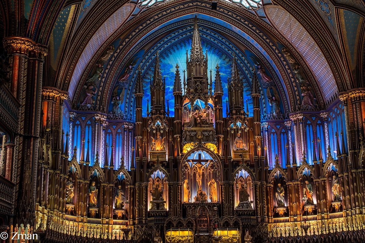 Noder Dem Notre Dam Chiesa A Montreal | JuzaPhoto
