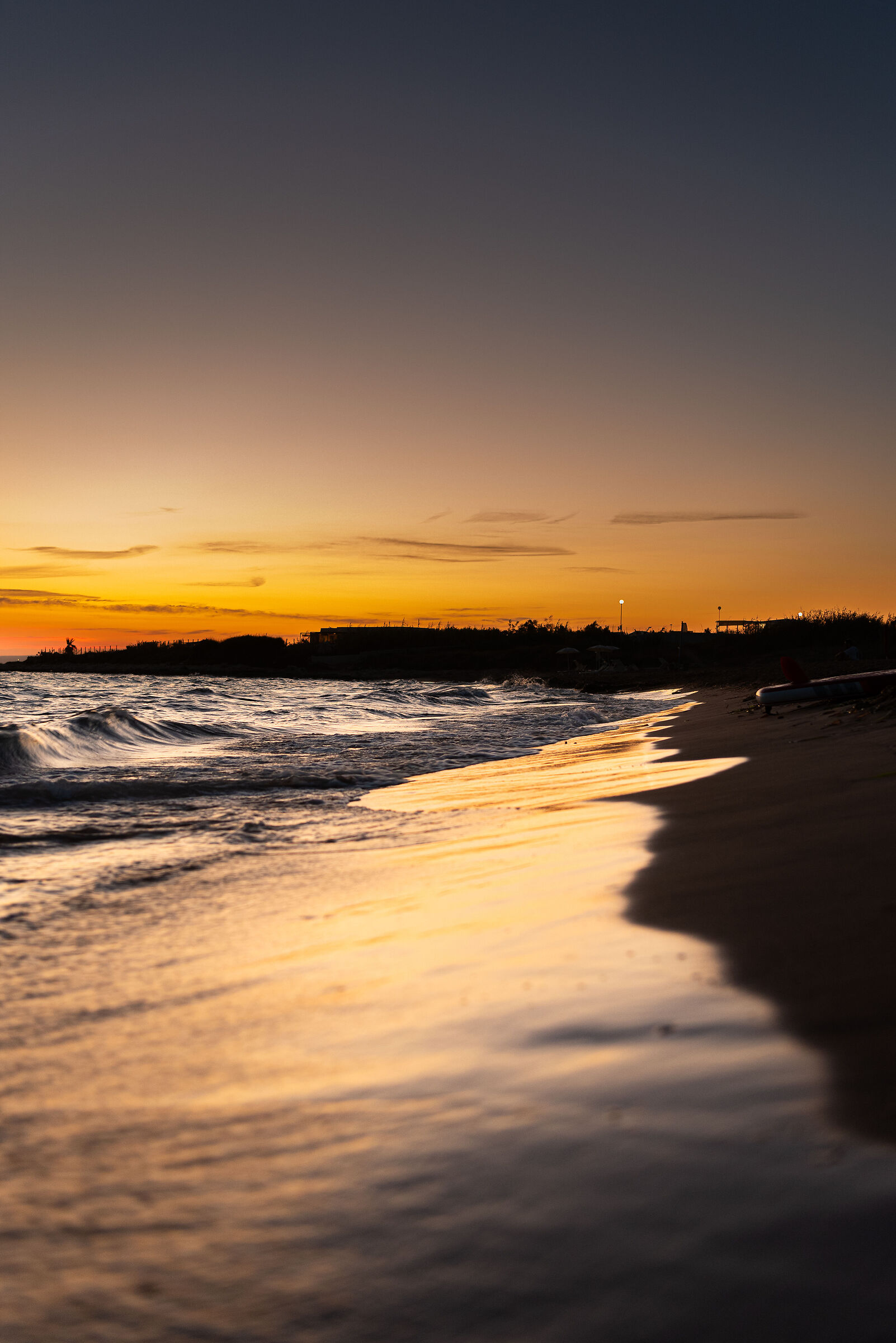 Reflections at sunset