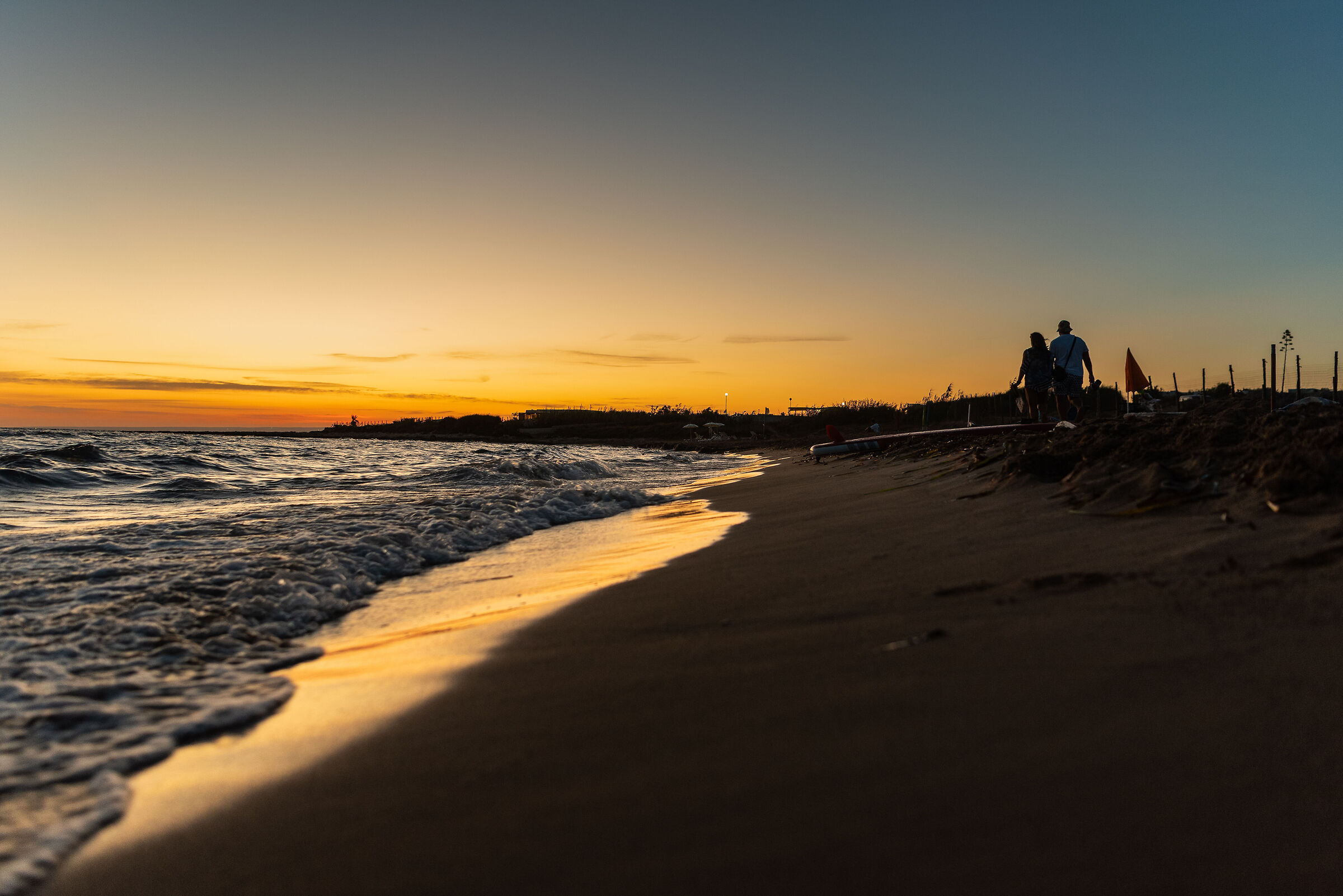 Towards sunset