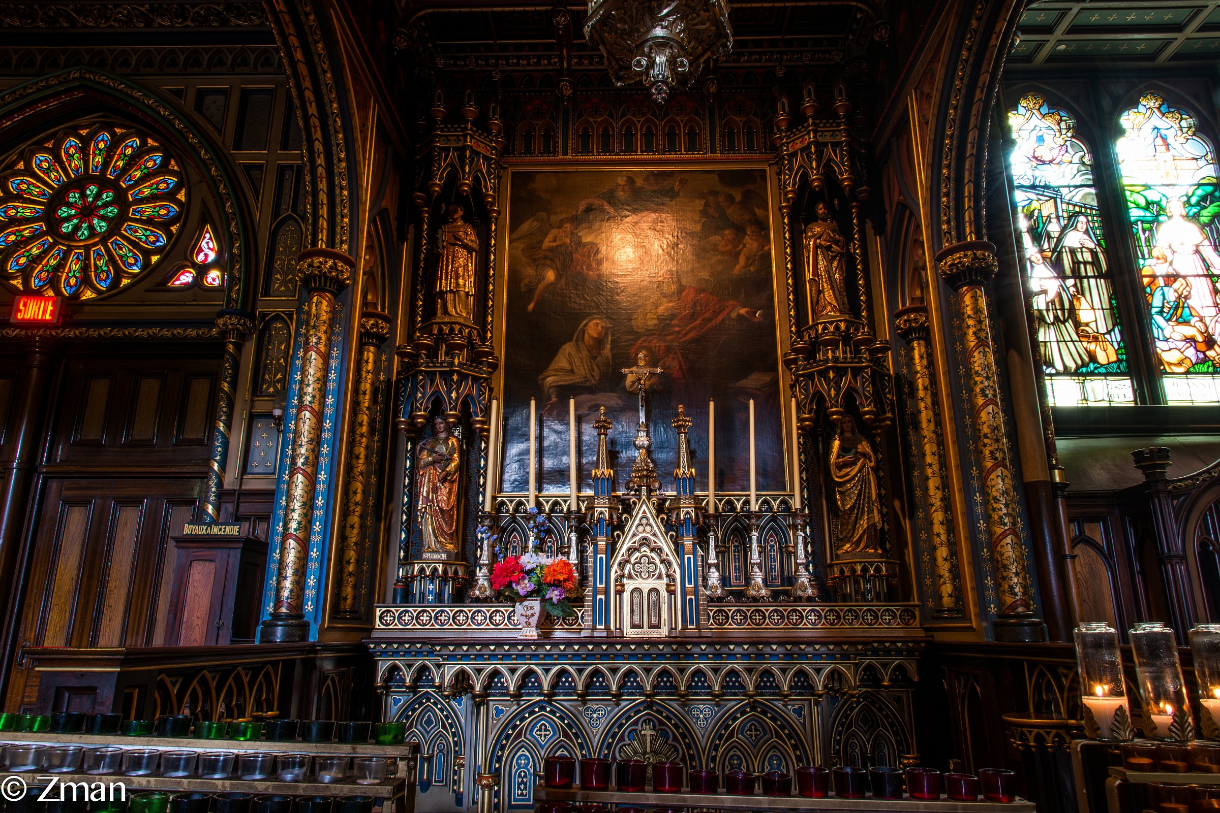 Notre Dame Church In Montreal