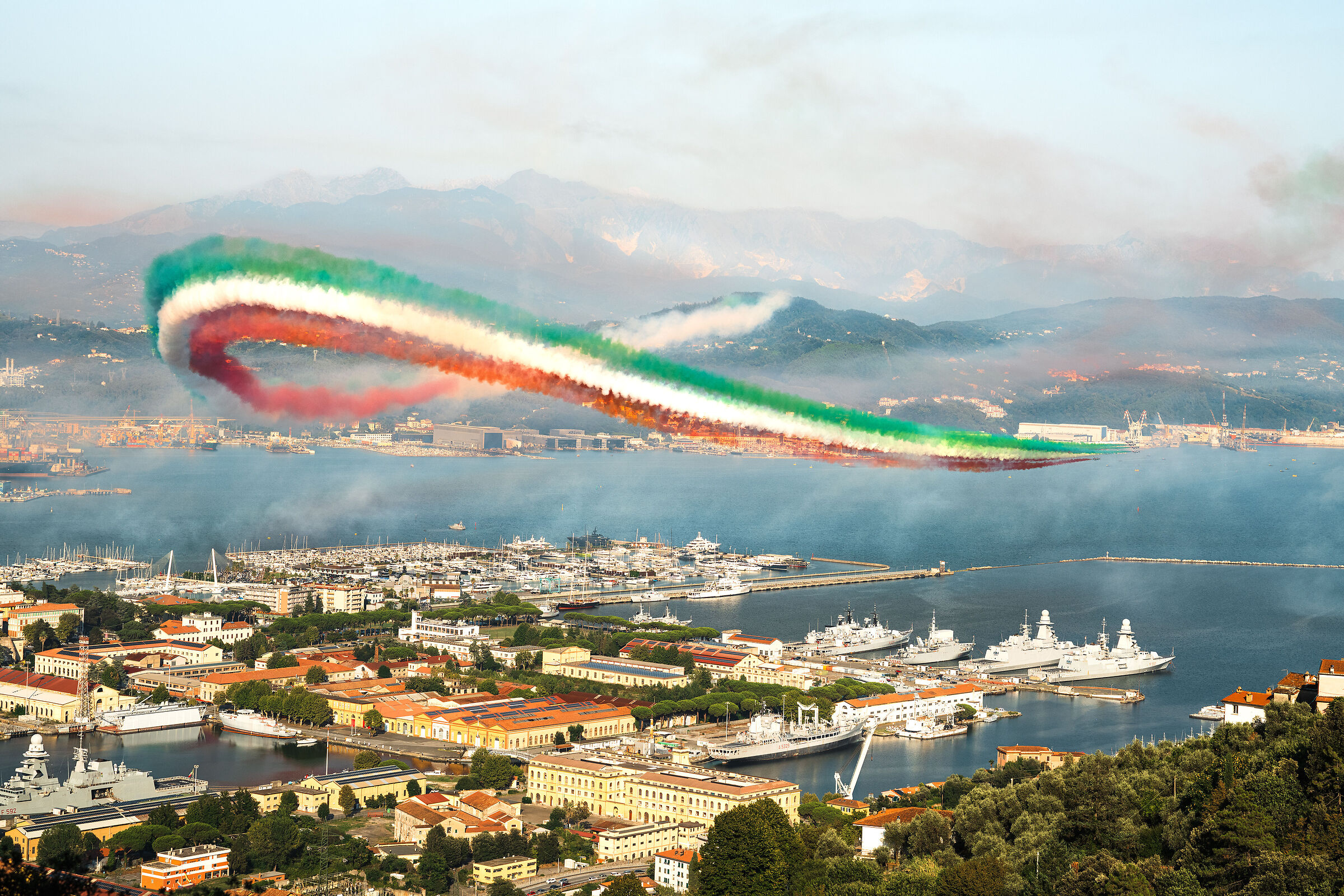 Frecce Tricolore on La Spezia