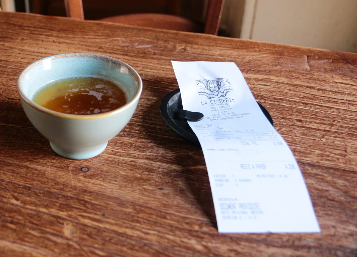 CIDRO NORMAN DRINK SERVED IN A CUP