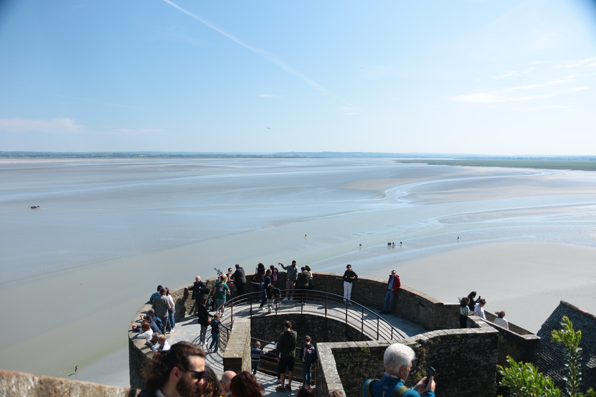 LOW TIDE WITH QUICKSAND AROUND
