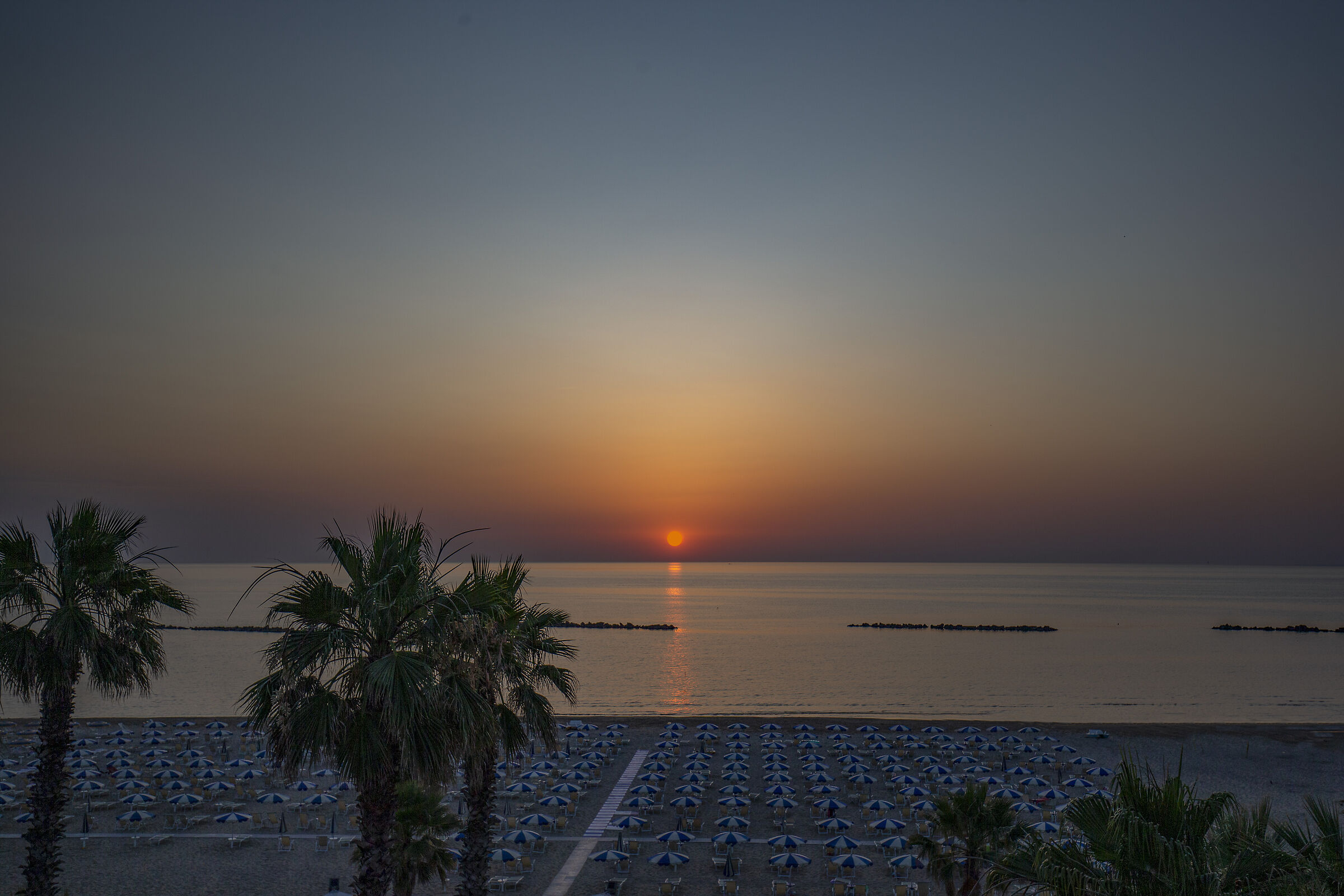 L'alba a Roseto degli Abruzzi