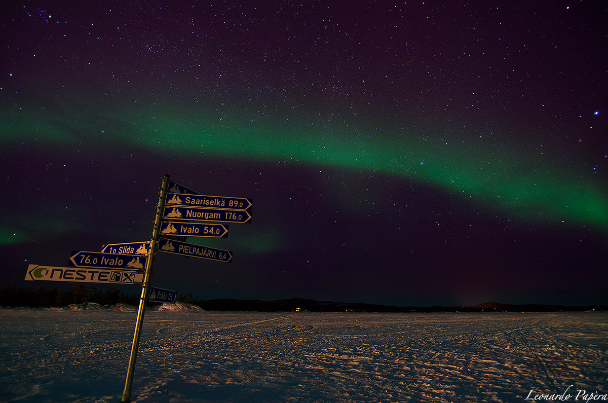 Road Signs in the Ice