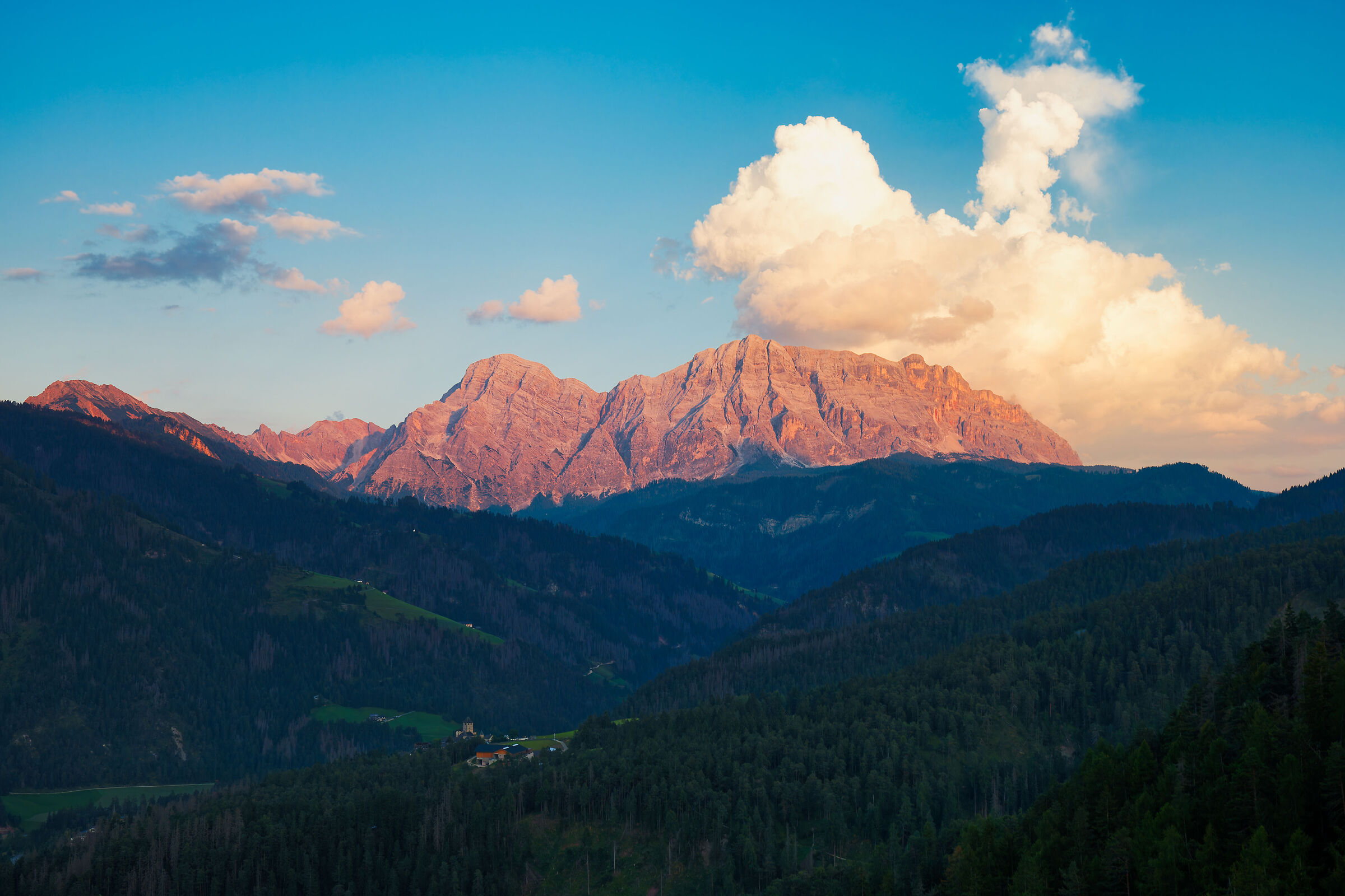 Enrosadira sul S. Croce