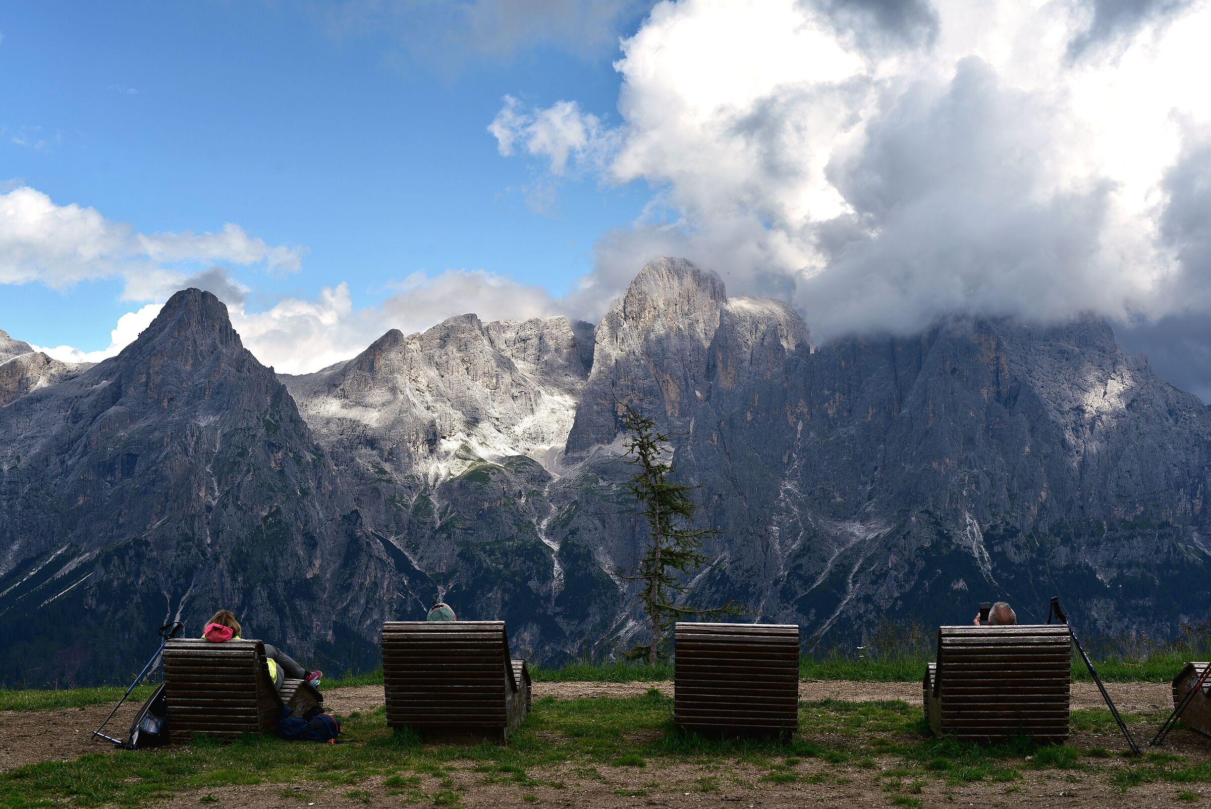 in montagna come al cinema: "le pale di S.Martino"